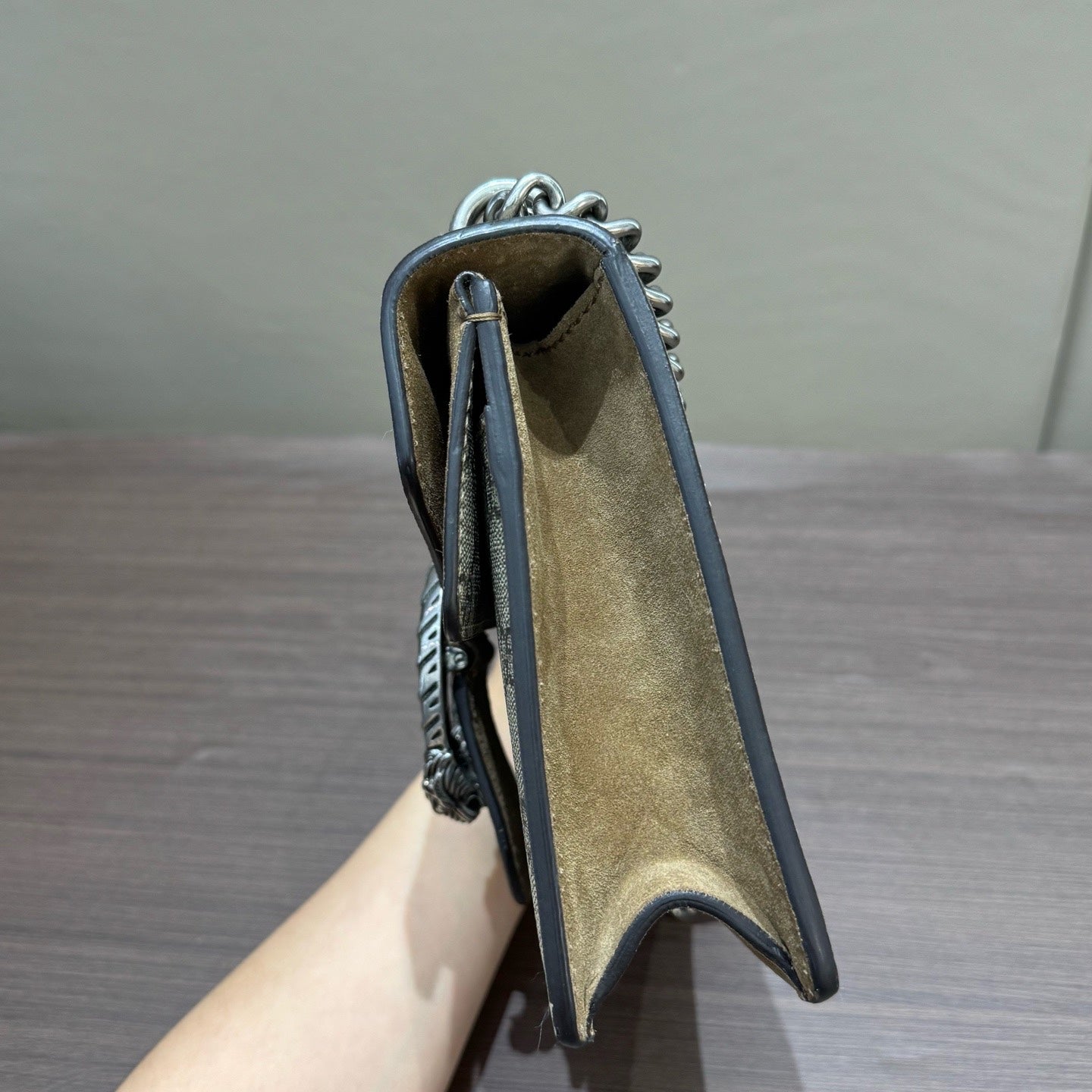 Gucci - Dionysus Mini - GG Supreme canvas with suede and leather trim - Beige - (mini)