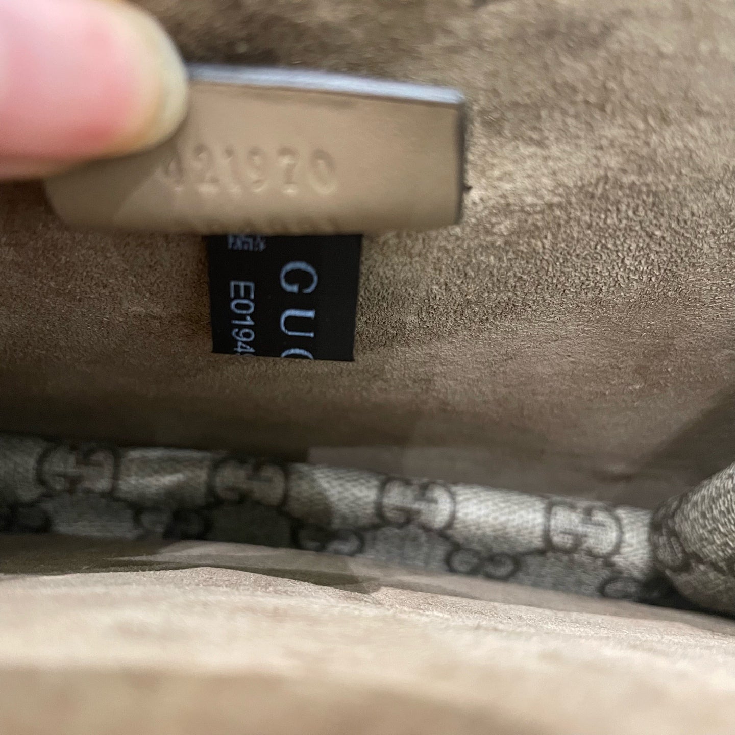 Gucci - Dionysus Mini - GG Supreme canvas with suede trim and lining - Camel - (mini)