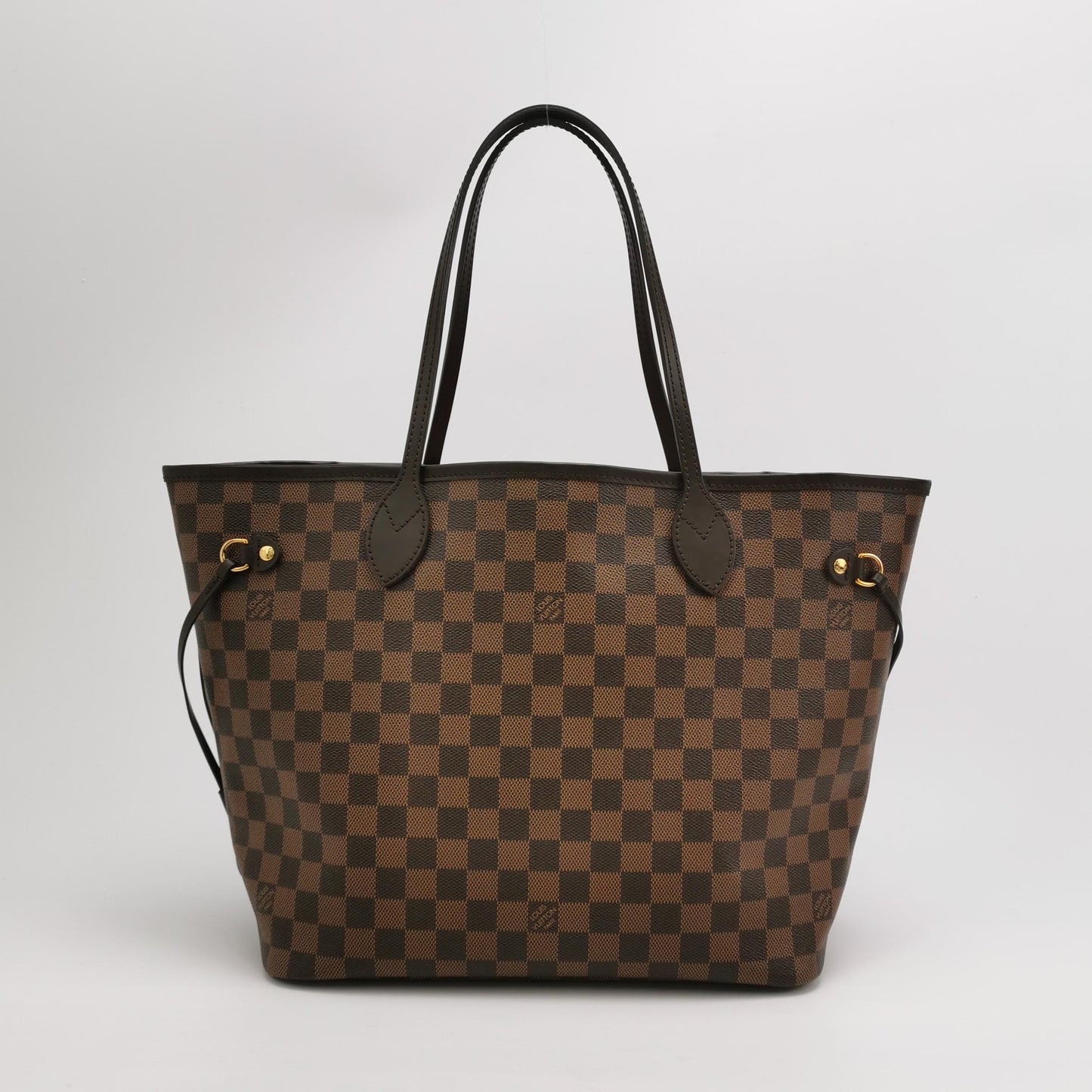 Louis Vuitton - Neverfull MM - Damier Ebene coated canvas with leather trim - Brown - (Medium)