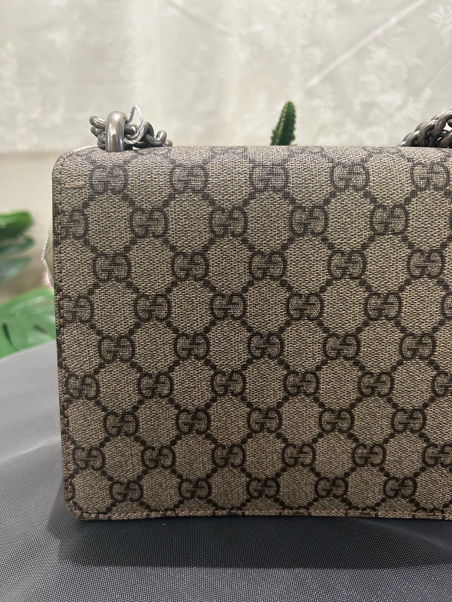 Gucci - Dionysus Mini Bag - GG Supreme canvas with suede trim - Beige and Camel - (Small)