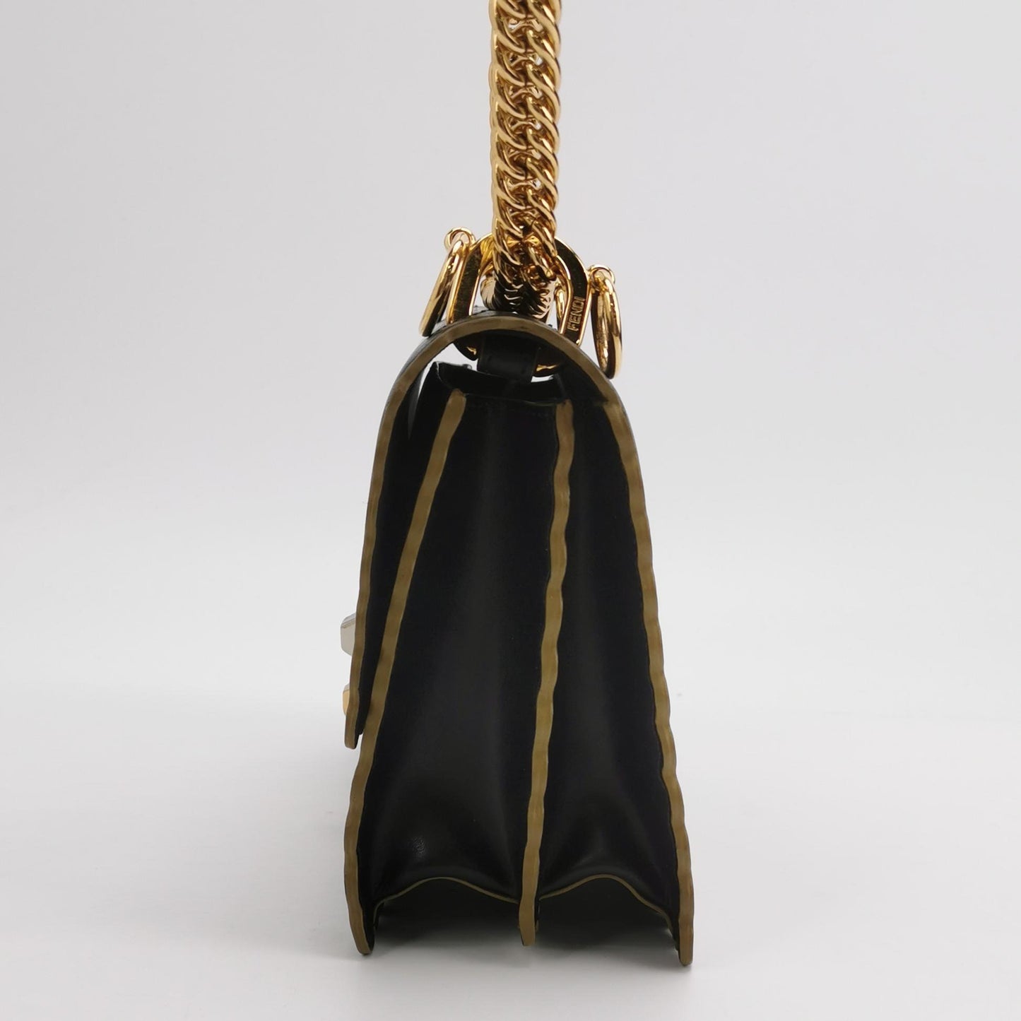 Fendi - Kan I F - Leather - Black - (Small)