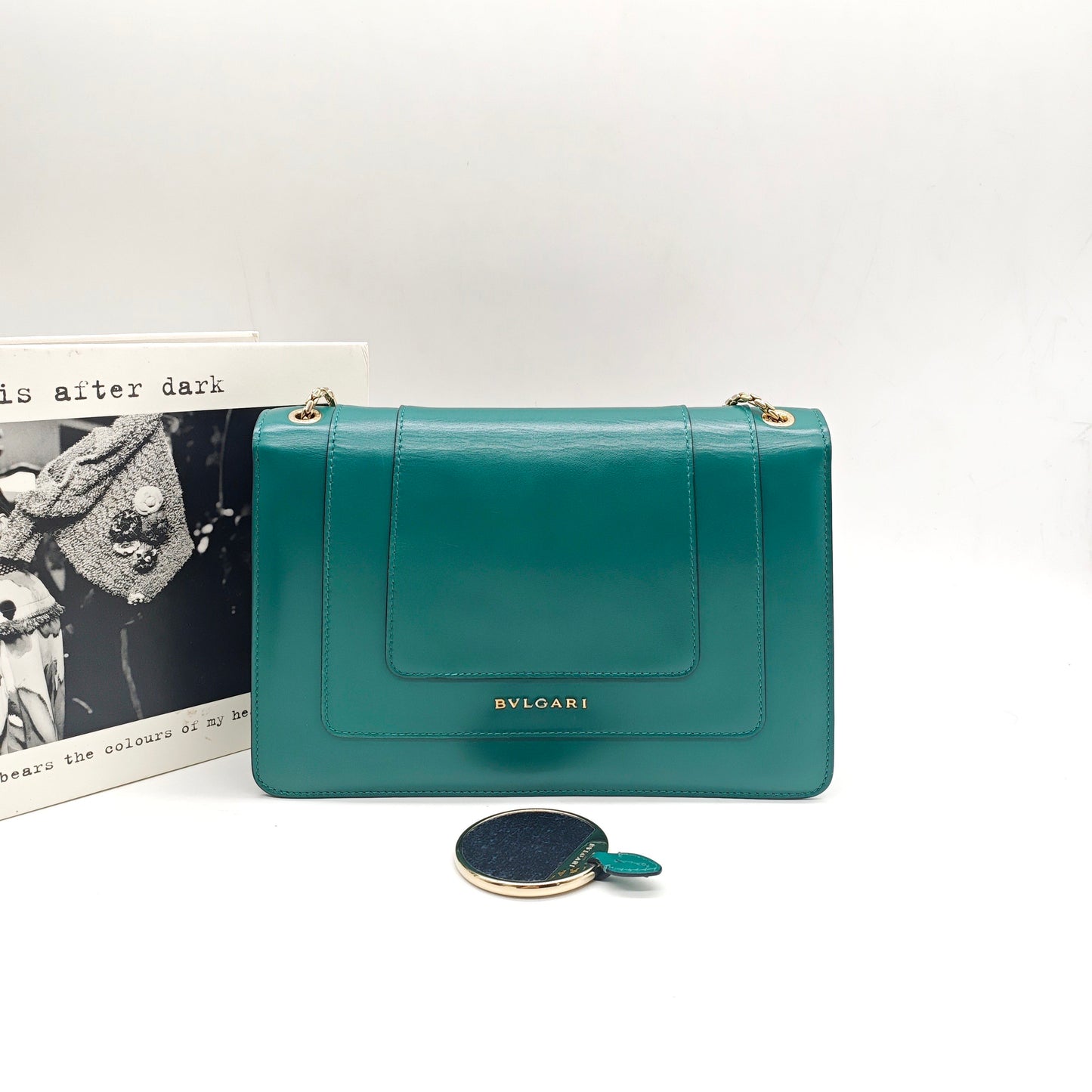 Bvlgari - Serpenti Forever Flap Bag - Leather - Green - (Large)