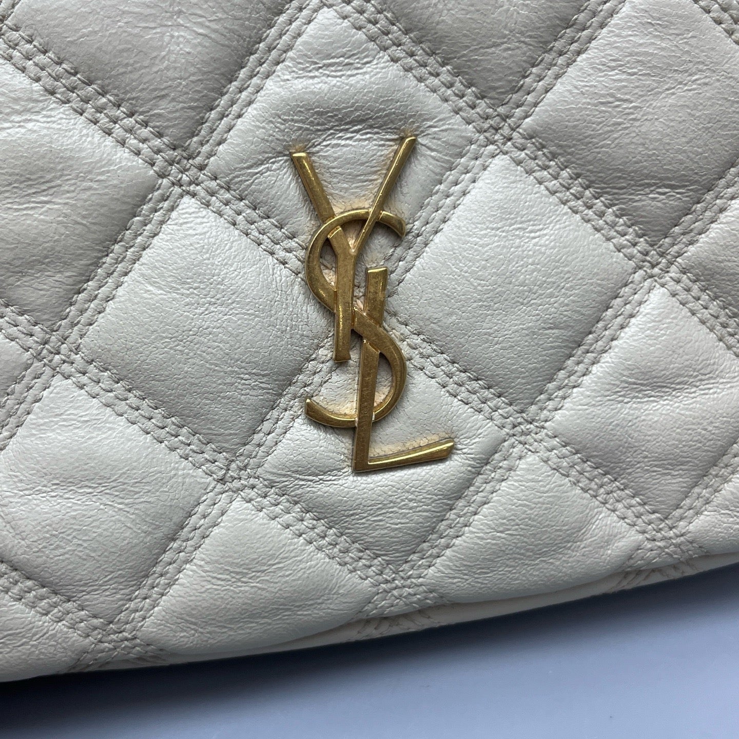 Saint Laurent - Becky Chain Bag - Leather - White - (mini)