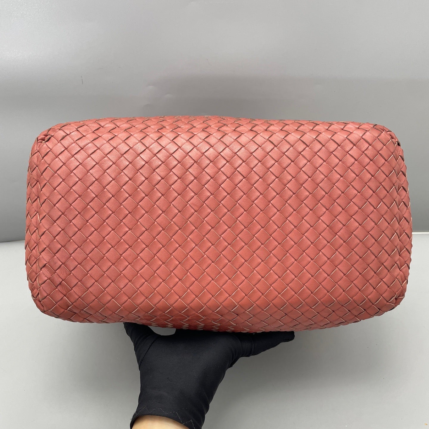 Bottega Veneta - Intrecciato Woven Tote A7012 - Lambskin leather - Red - (Medium)