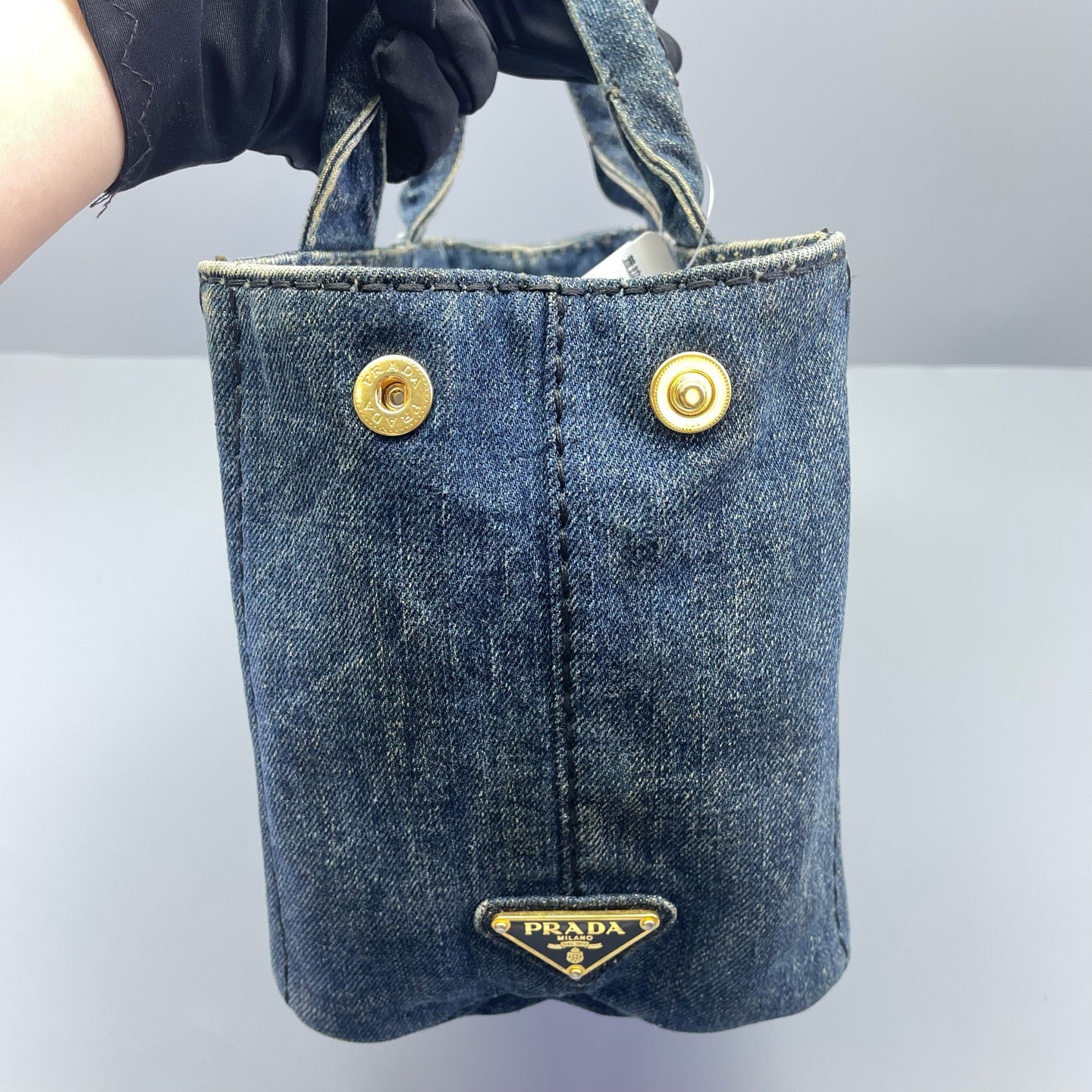 Prada - Denim Tote - Denim - Blue - (medium)