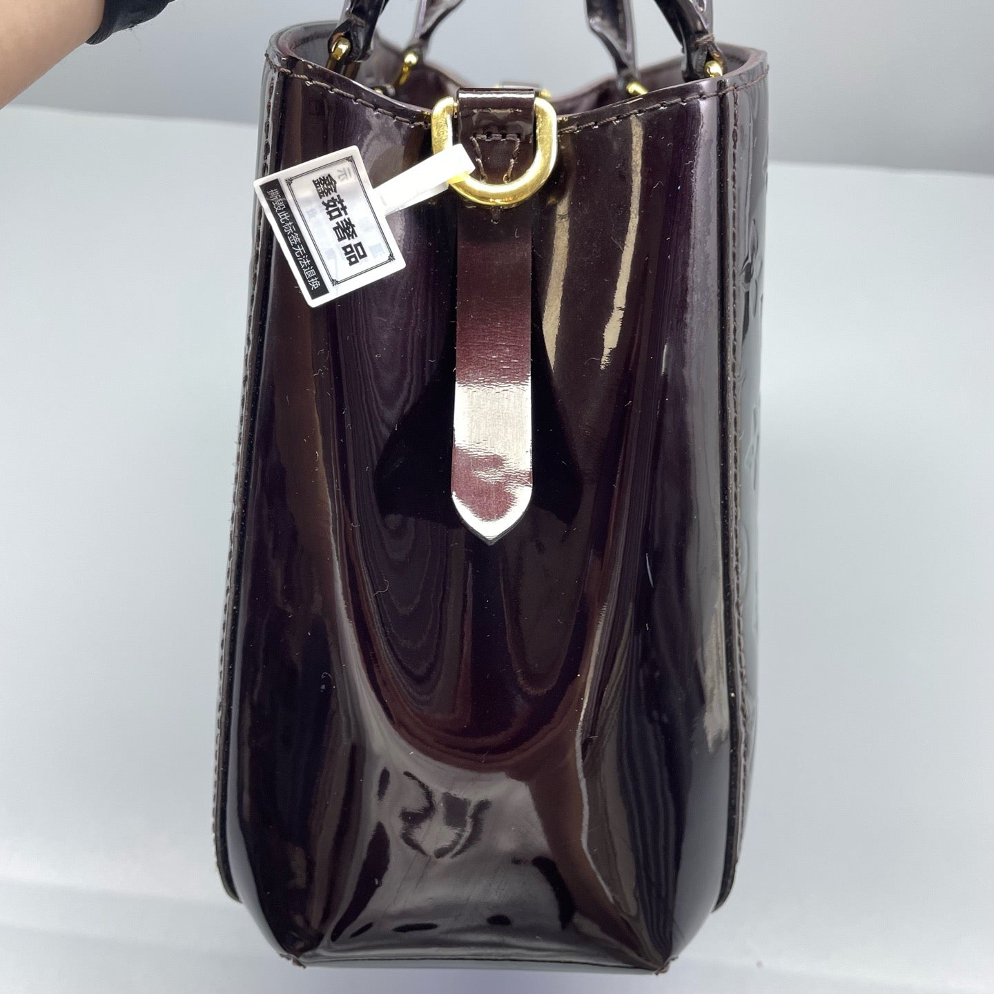 Louis Vuitton - Montaigne BB - Patent leather - Burgundy - (Mini)