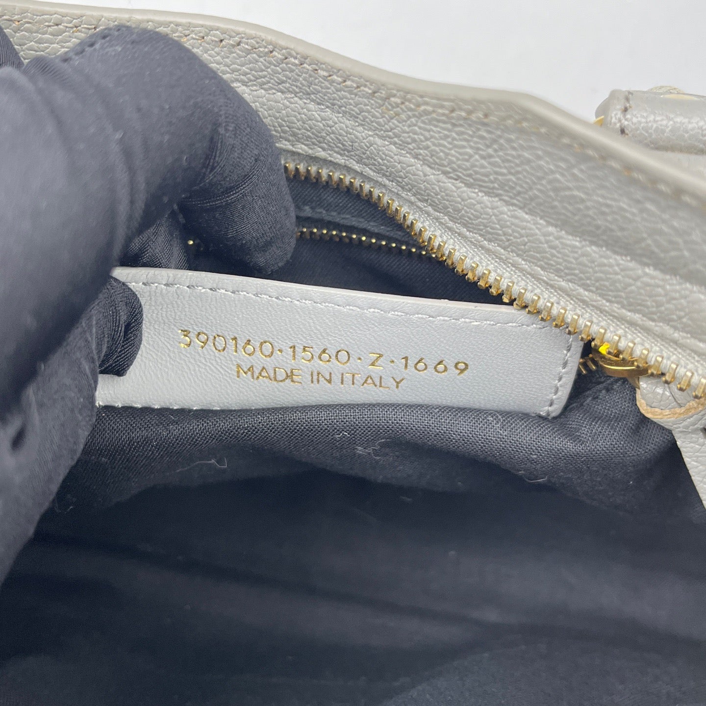 Balenciaga - Mini City - Grained leather - Grey - (mini)