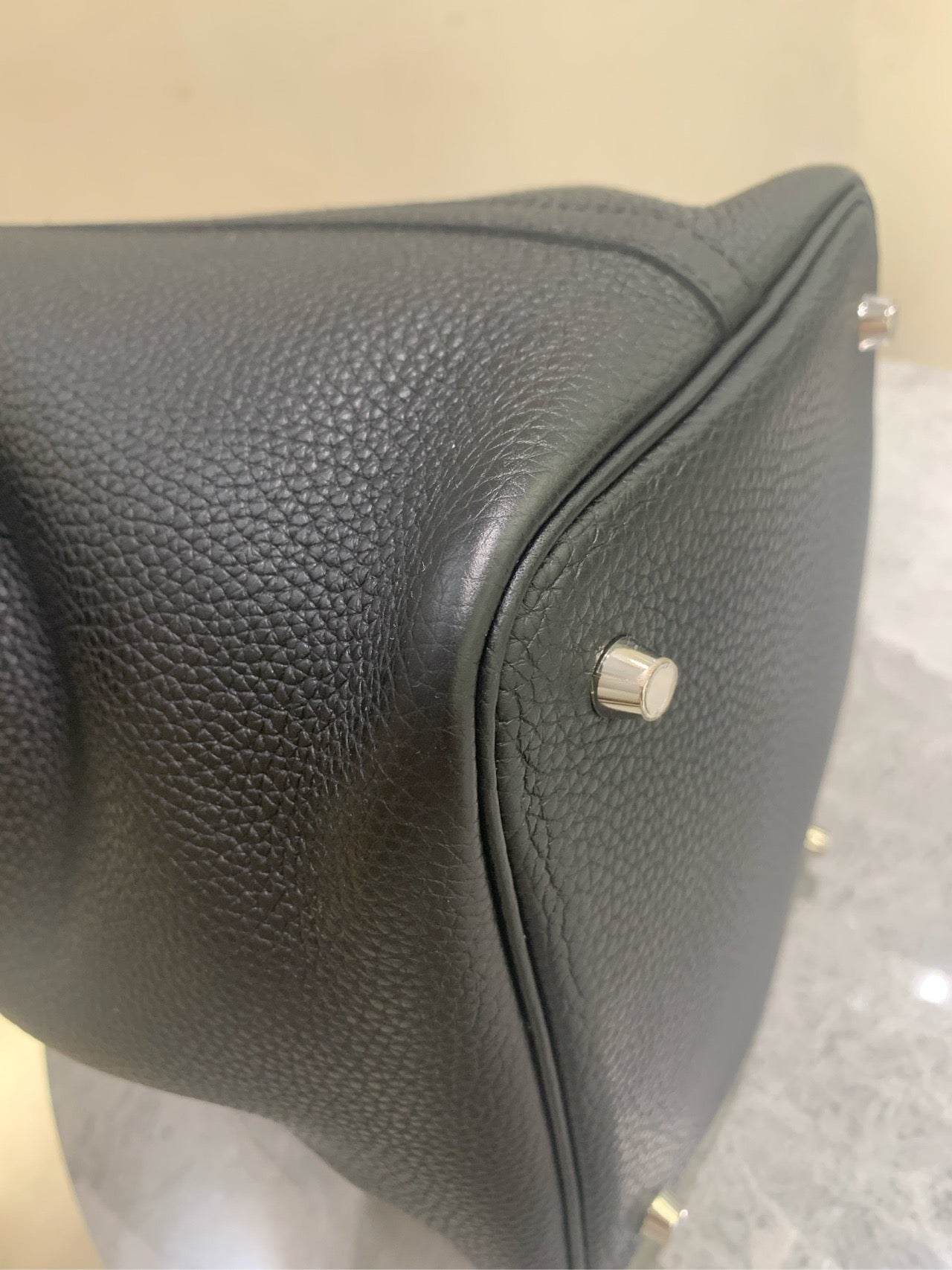 Hermès - Picotin Lock 22 - Taurillon Clemence leather - Black - (medium)