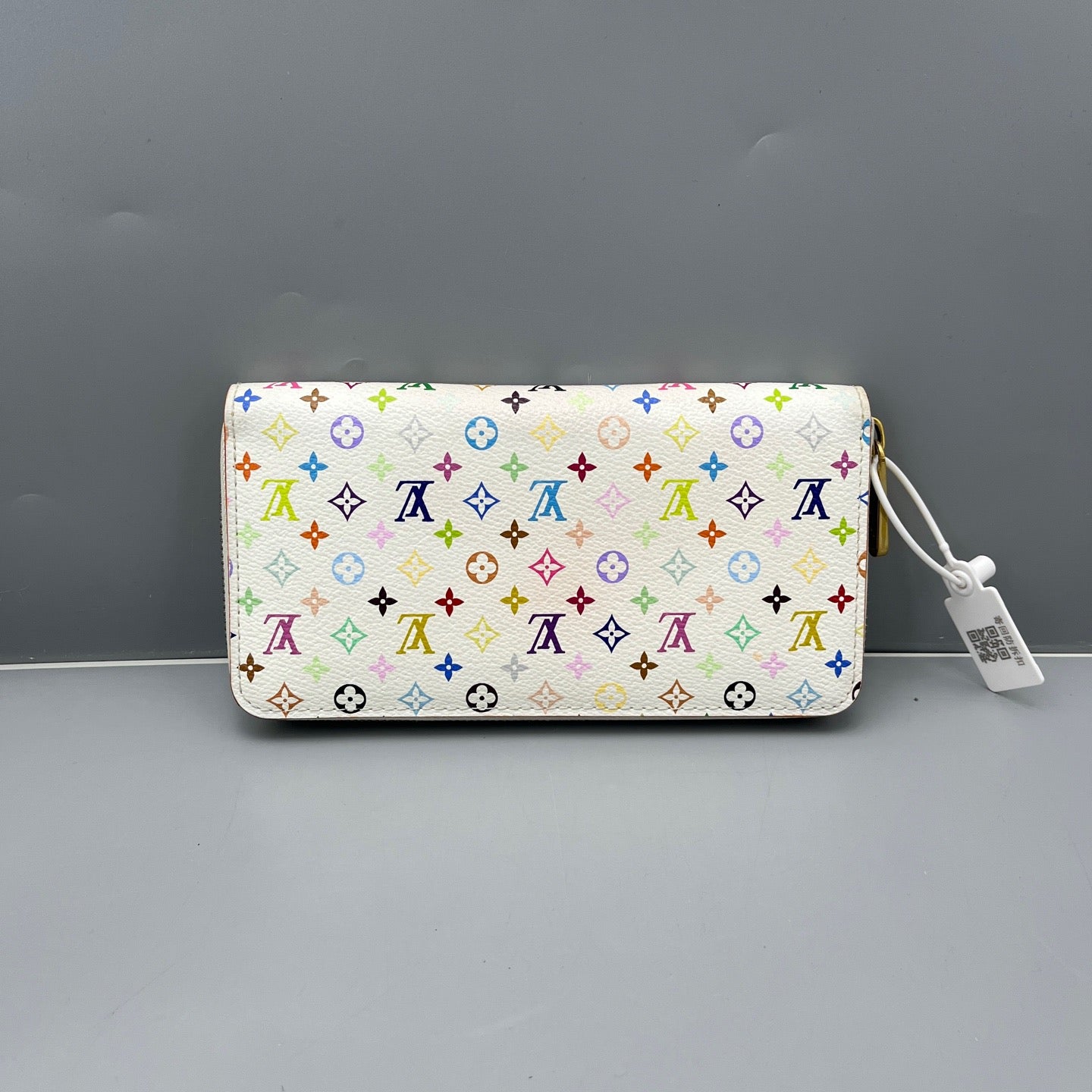 Louis Vuitton - Zippy Wallet - Monogram Multicolore coated canvas with leather lining - White, Multicolour - (Medium)