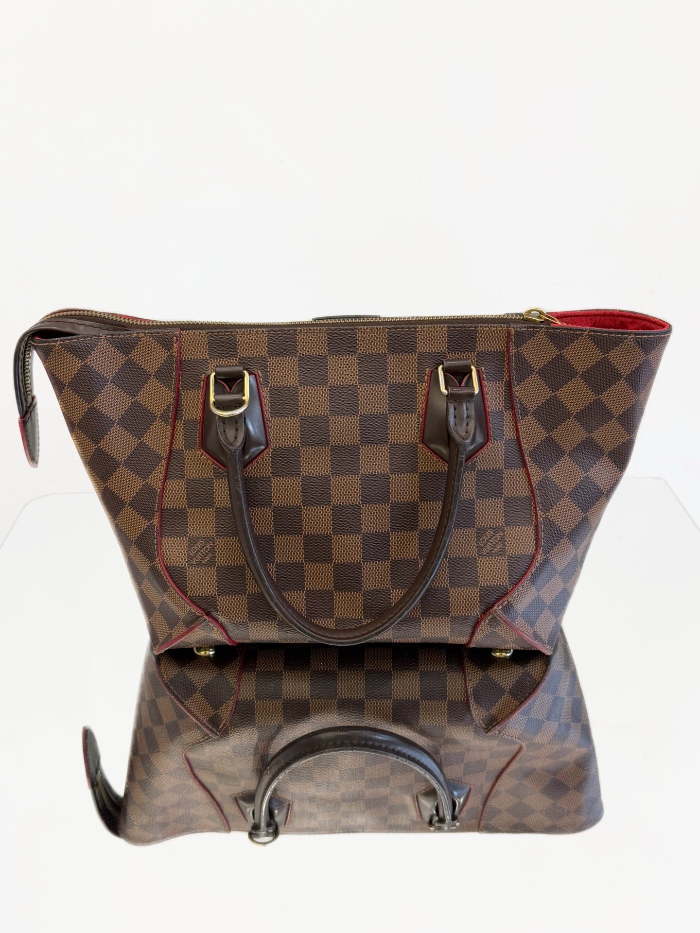 Louis Vuitton - Pallas BB - Damier Ebene coated canvas with leather trim - Brown - (mini)