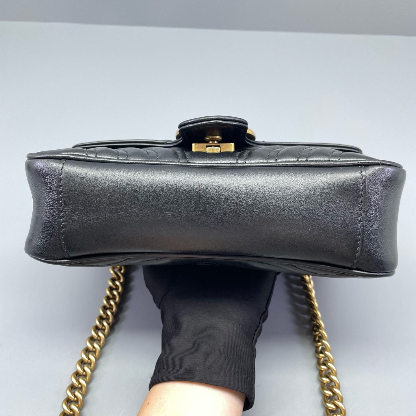 Gucci - GG Marmont Matelasse Mini Bag - Leather - Black - (mini)