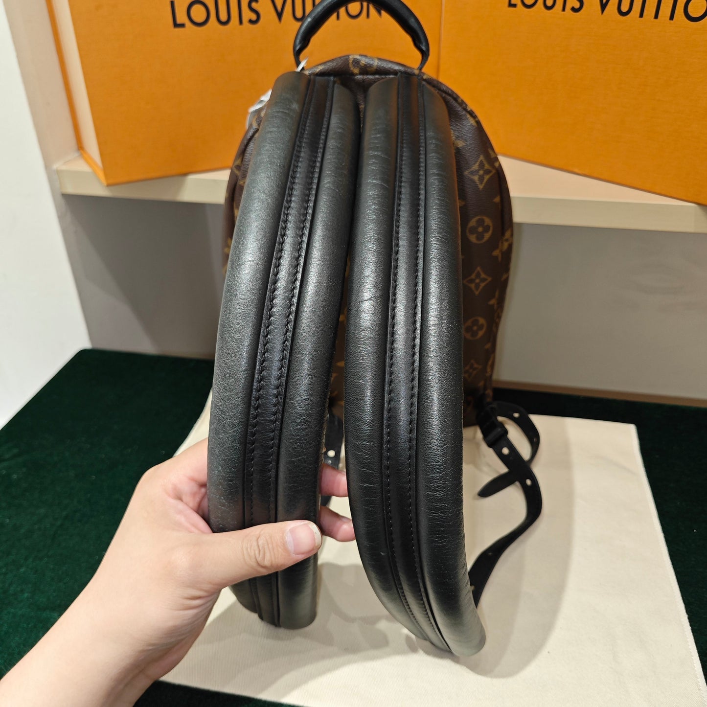 Louis Vuitton - Palm Springs Mini Backpack - Monogram coated canvas and leather - Brown - (mini)
