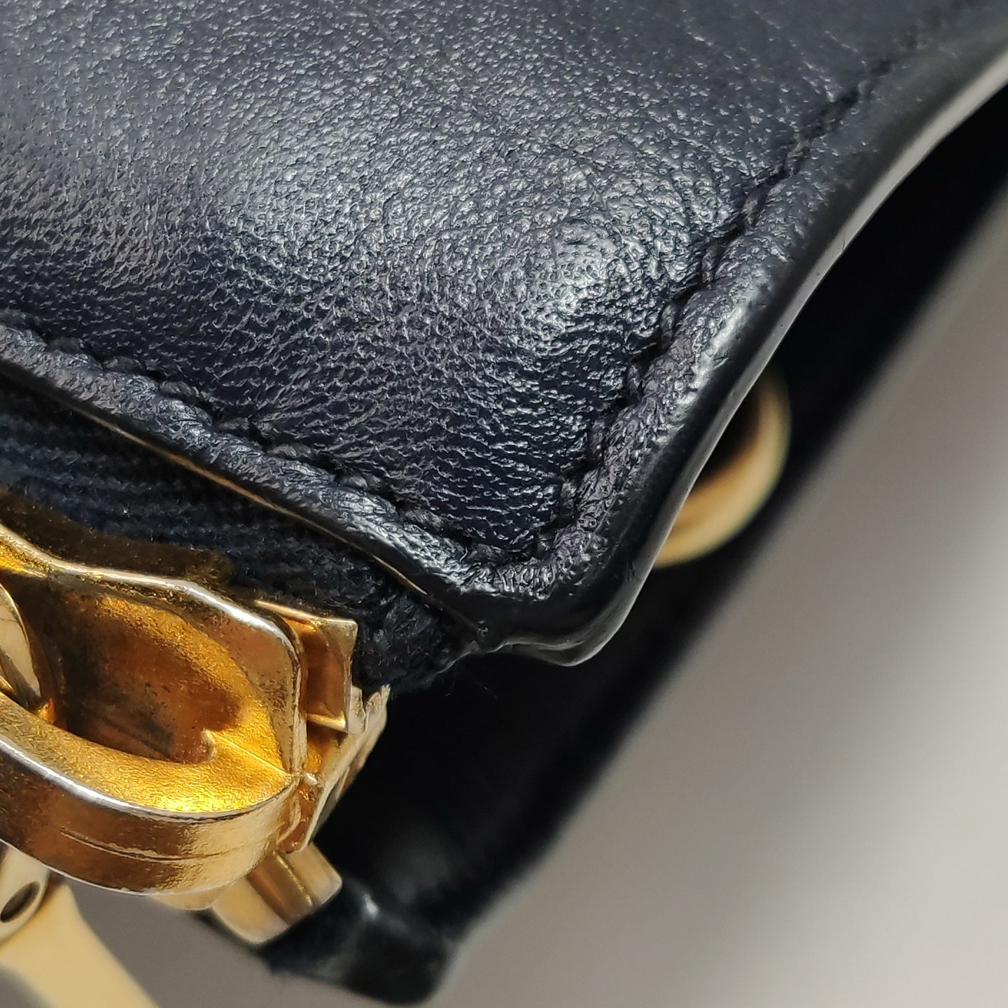 Prada - BN1713 - Cowhide leather - Navy - (large)