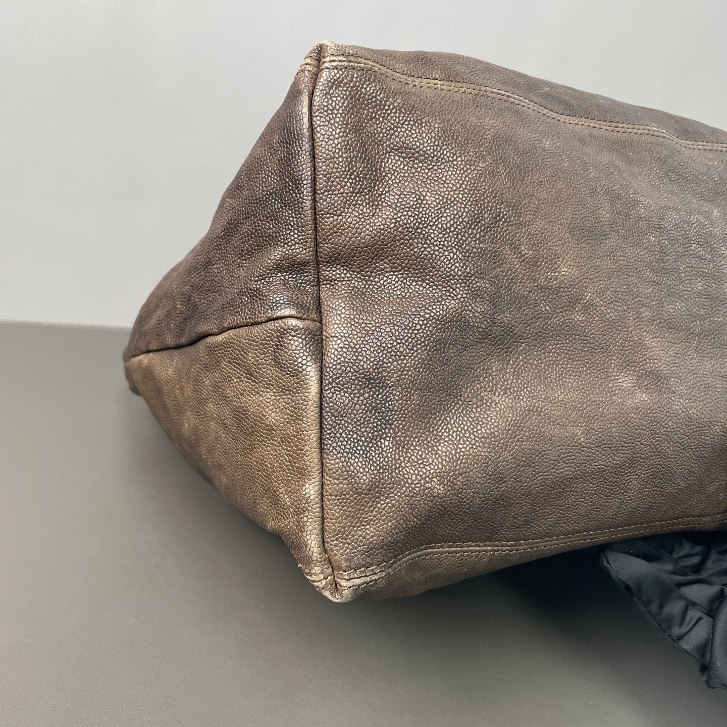 Chanel - Large Shopping Tote - Grained leather - Brown - (Large)