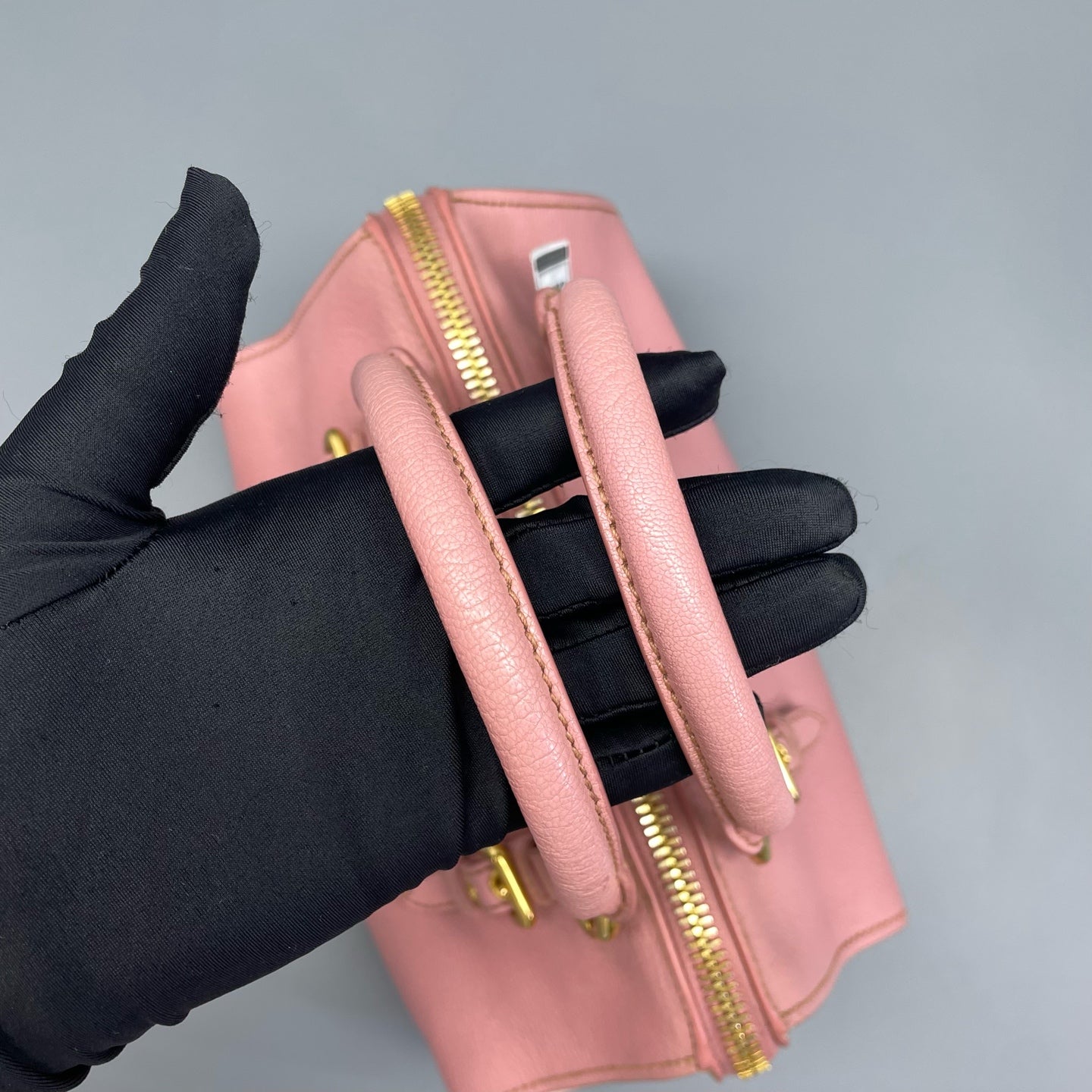 Miu Miu - Vitello Lux Satchel - Grained leather - Pink - (medium)