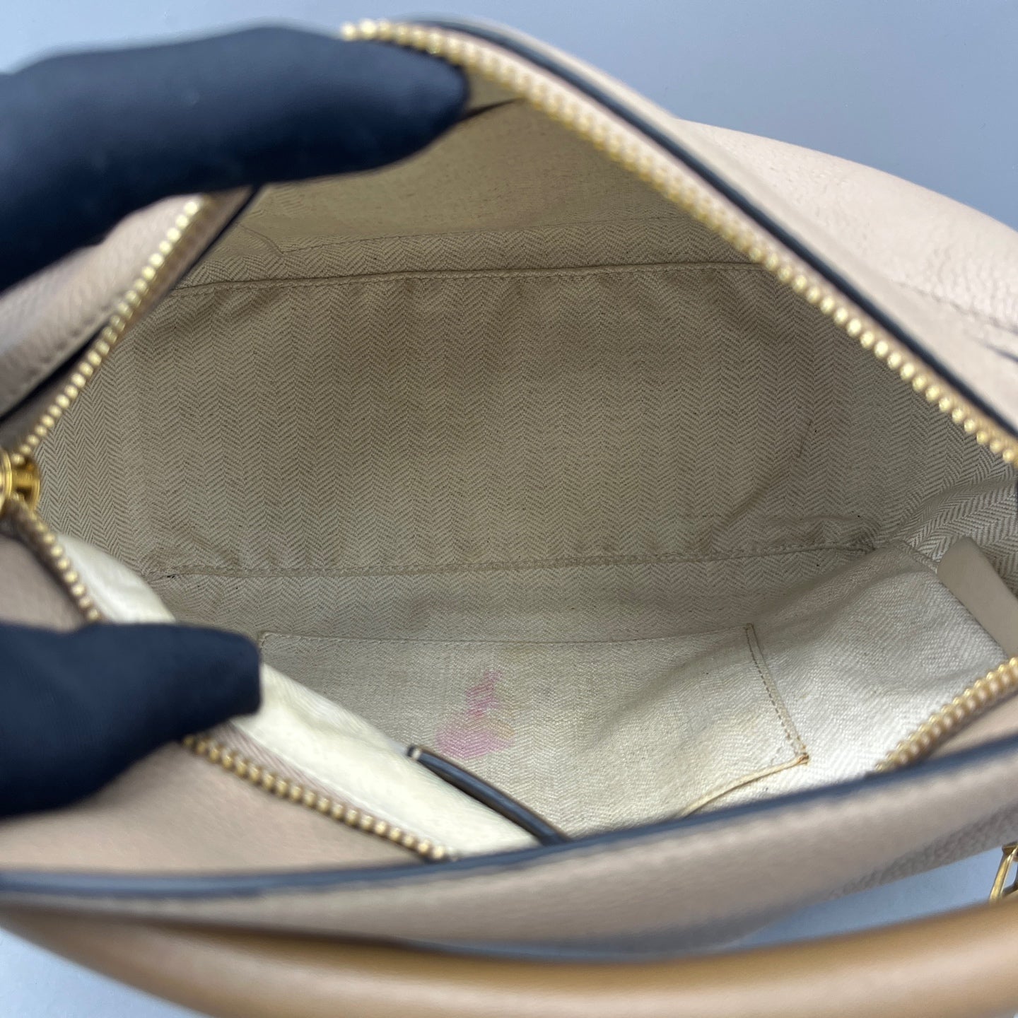 Loewe - Puzzle Bag Small - Grained calfskin leather - Beige - (small)