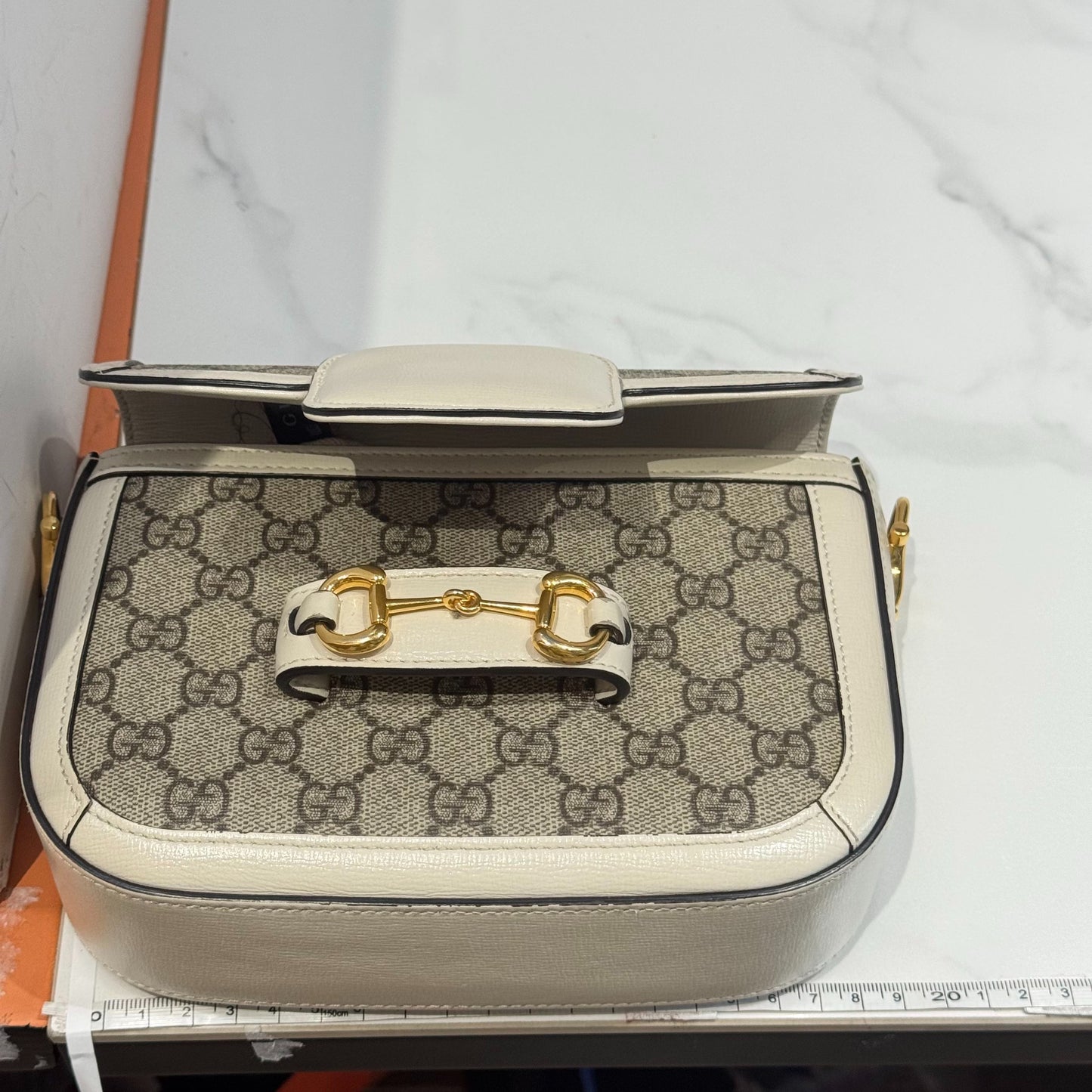 Gucci - 1955 Horsebit Mini Bag - GG Supreme canvas with leather trim - Multicolour - (mini)