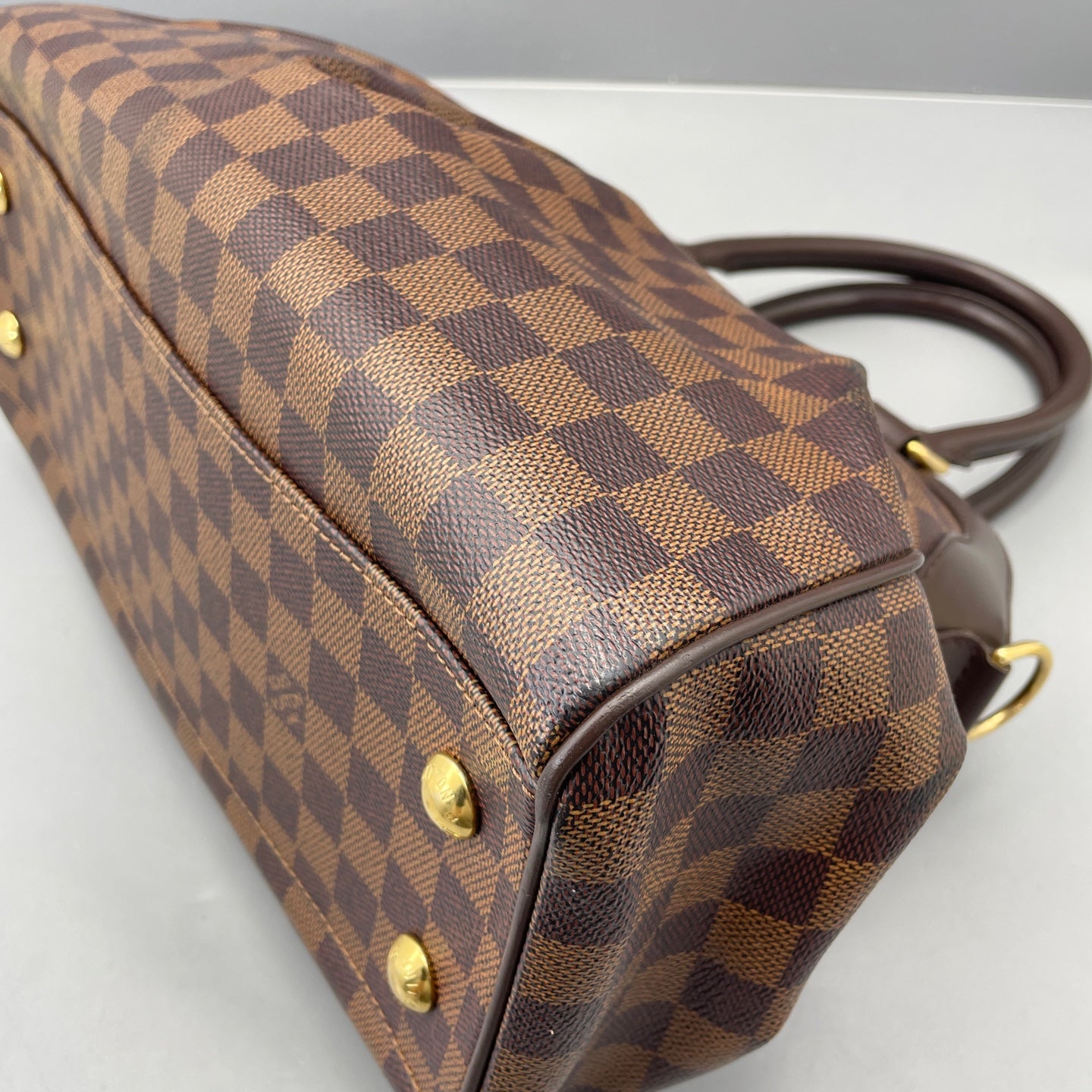 Louis Vuitton - Tivoli GM - Damier Ebene canvas with cowhide leather trim - Brown - (medium)