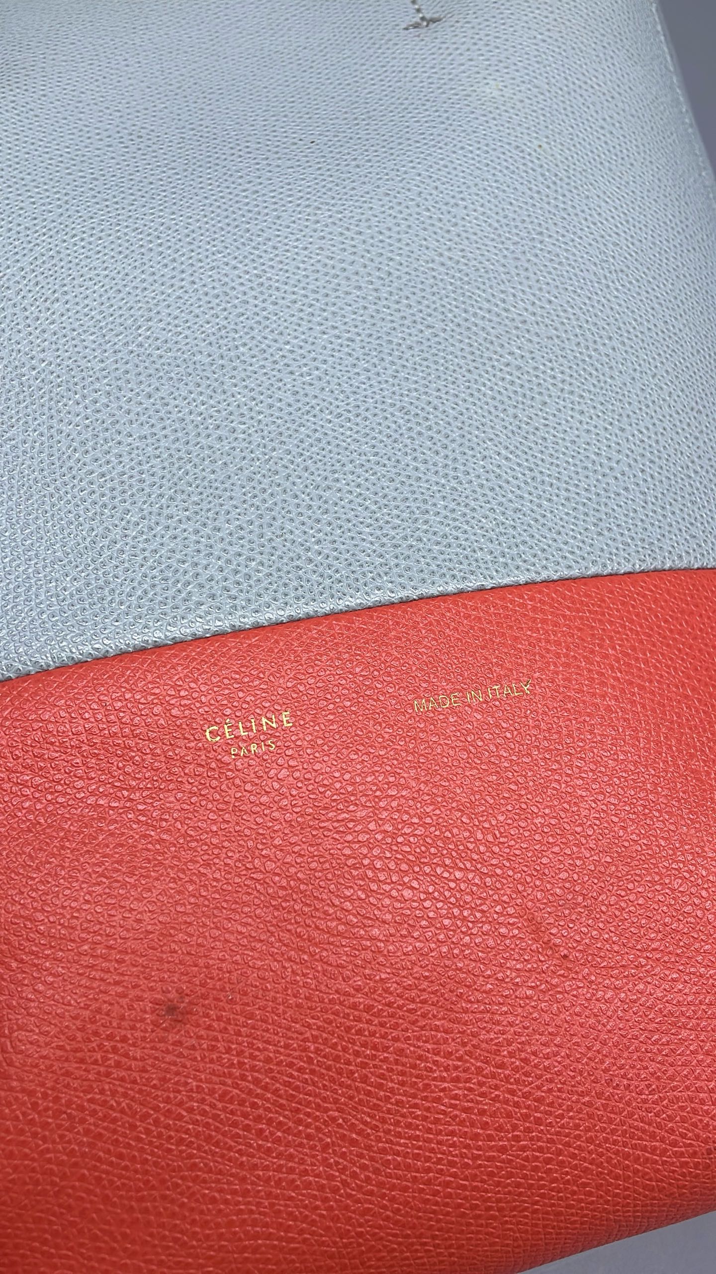 Celine - Color-block Tote Bag - Leather - Multicolour - (medium)