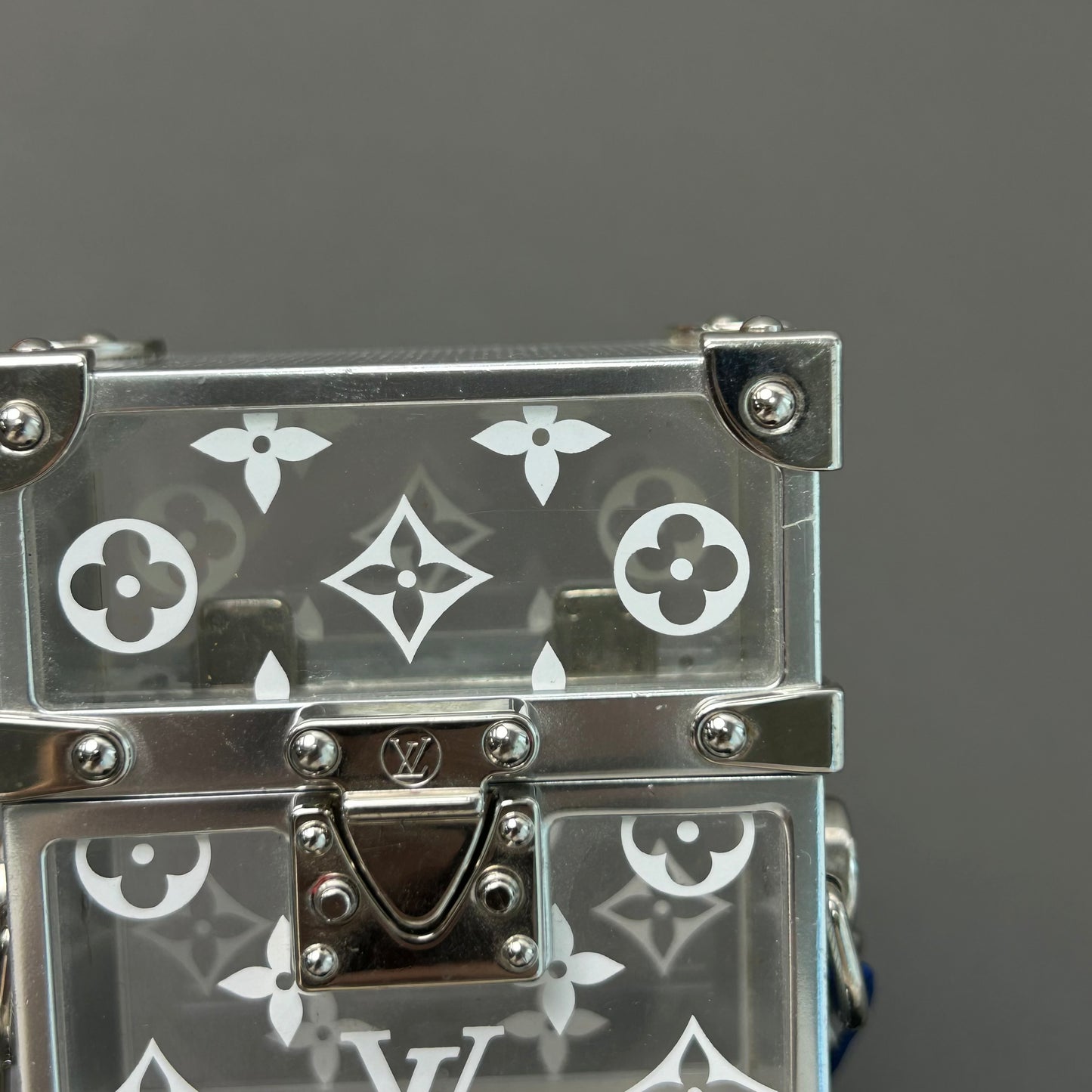 Louis Vuitton - Mini Cigarette Case Trunk - Plastic and Metal - Silver - (mini)