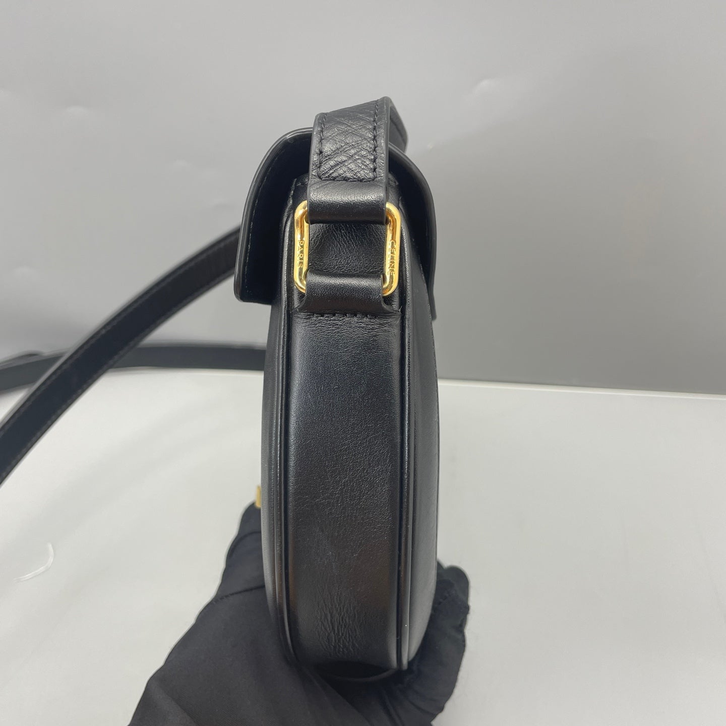 Celine - Besace 16 - Leather - Black - (mini)