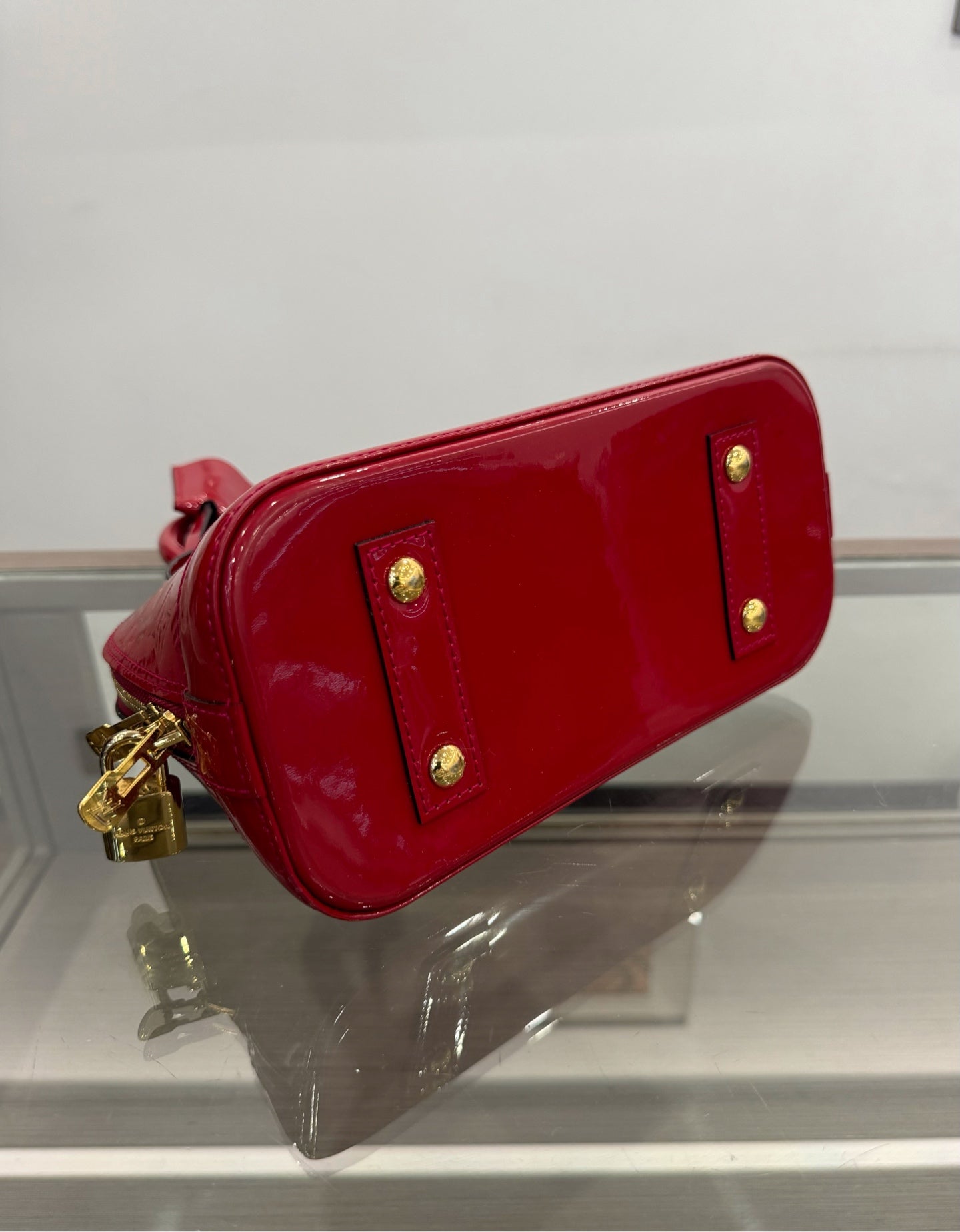 Louis Vuitton - Alma BB - Patent leather - Red - (mini)