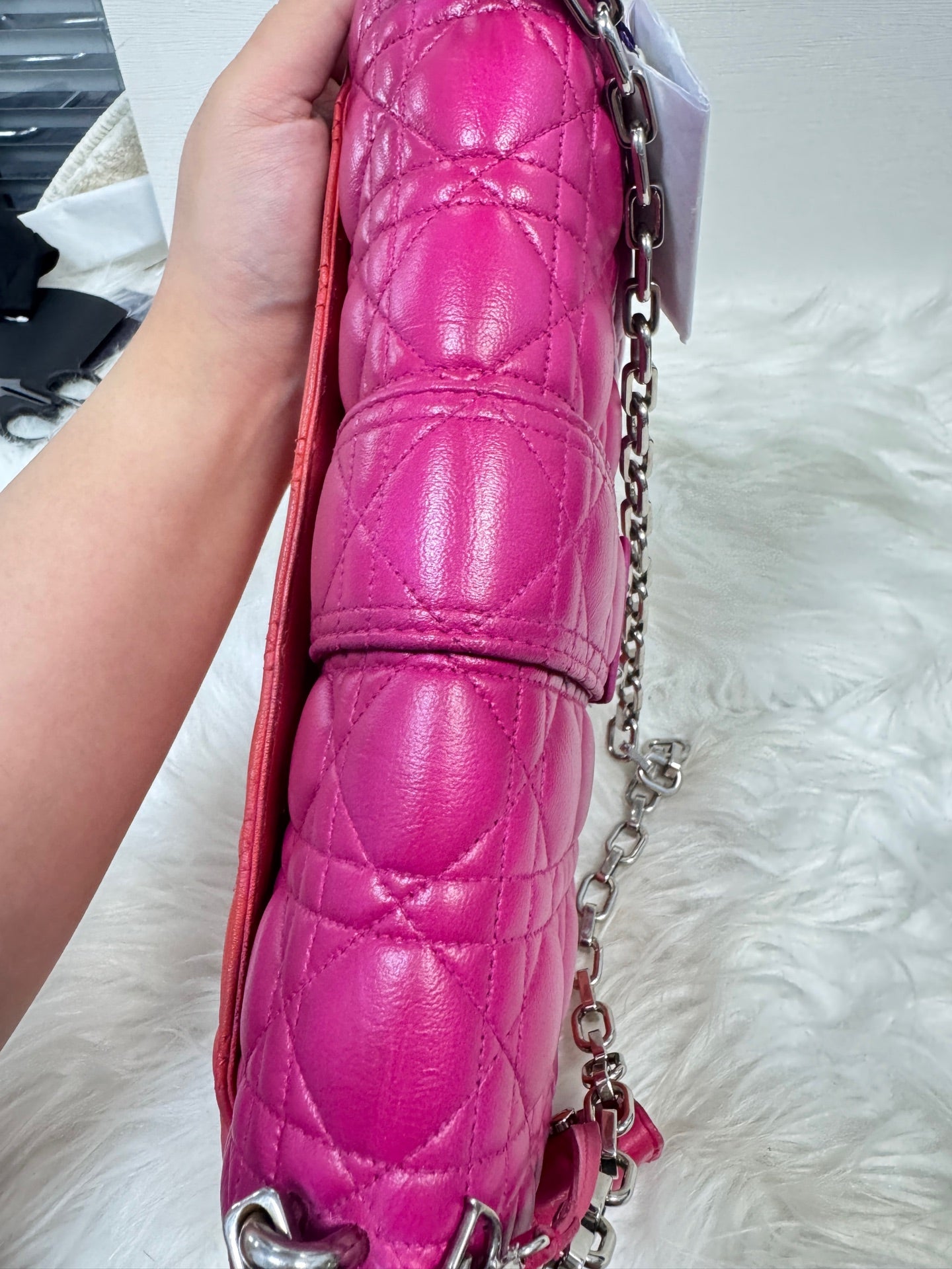 Dior - Diorama Flap Bag - Lambskin leather - Multicolour - (small)
