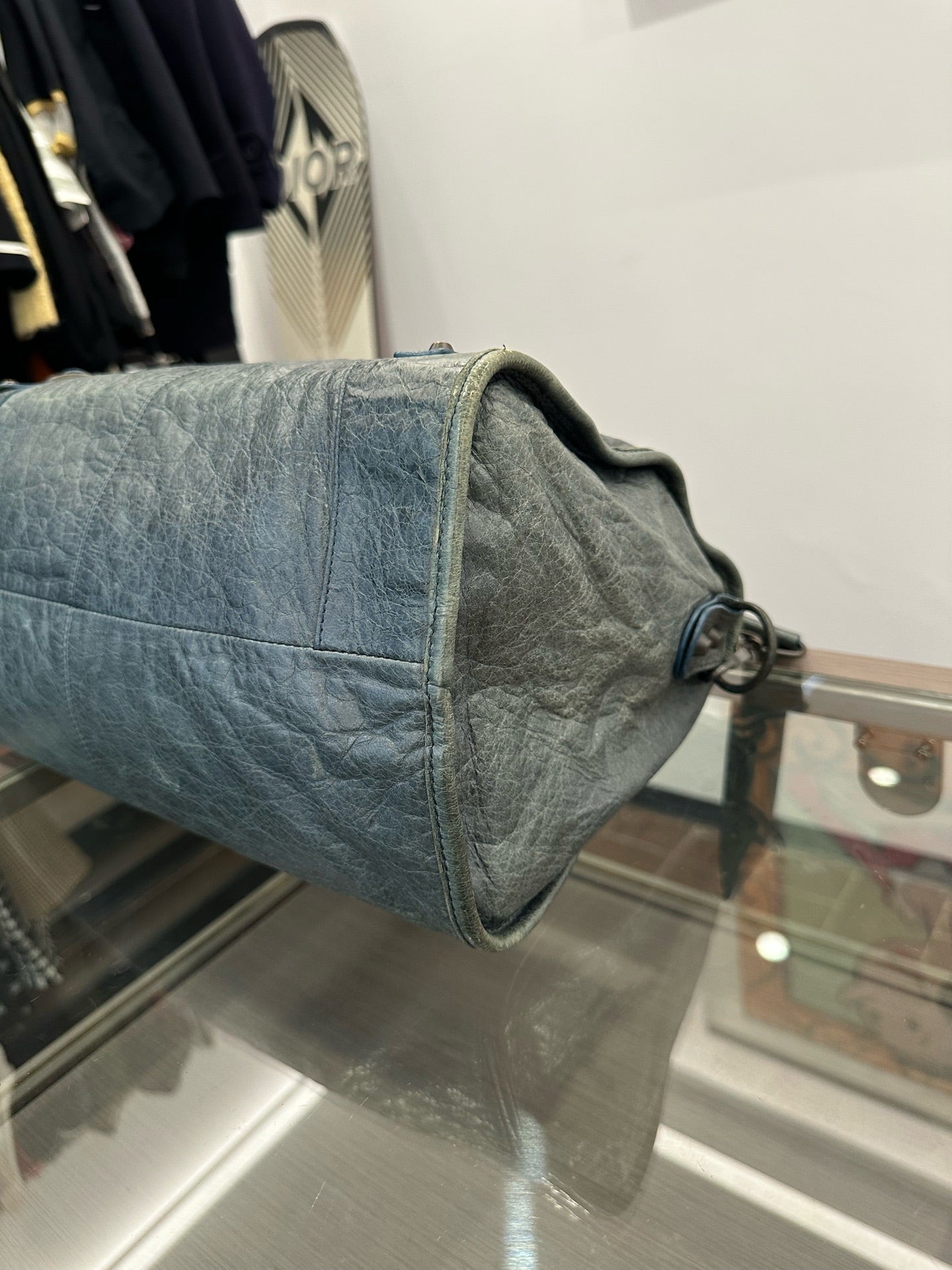 Balenciaga - Classic City - Leather - Blue - (medium)