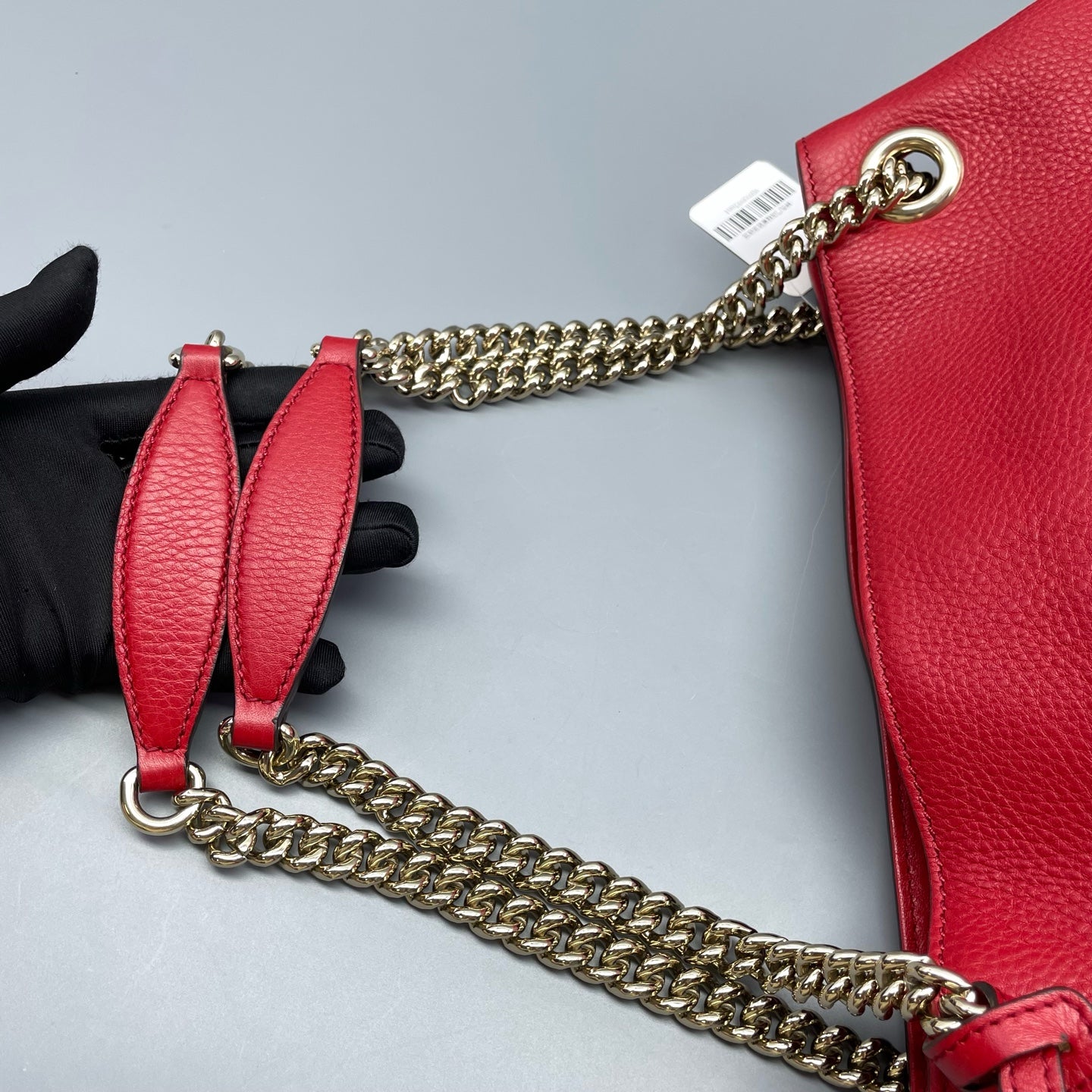 Gucci - Soho Chain Shoulder Bag - Leather - Red - (Medium)