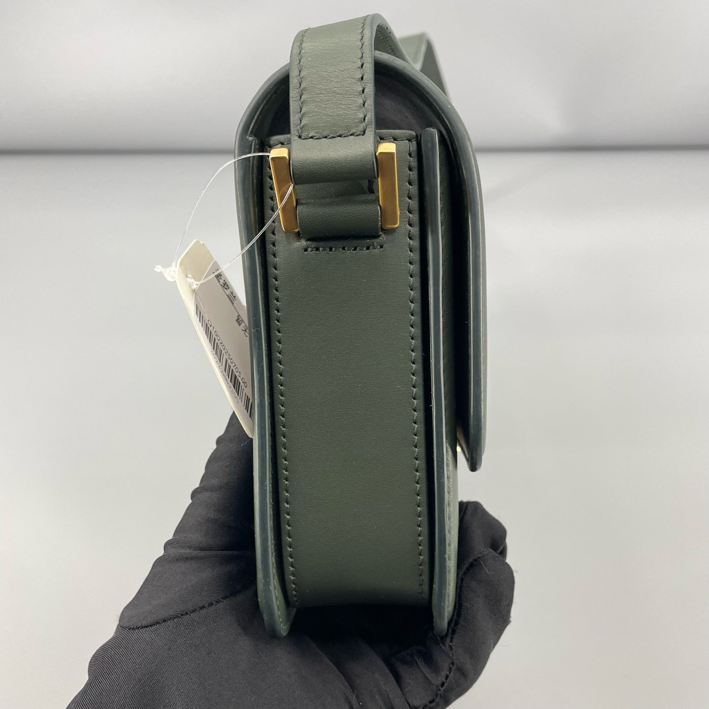 Saint Laurent - Solferino Shoulder Bag - Smooth Leather - Green - (medium)