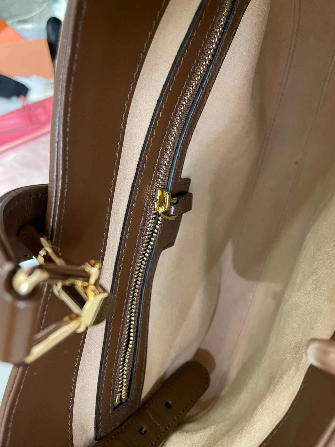 Gucci - Jackie 1961 - GG Supreme canvas with leather trim - Beige with brown accents and green/red web - (small)