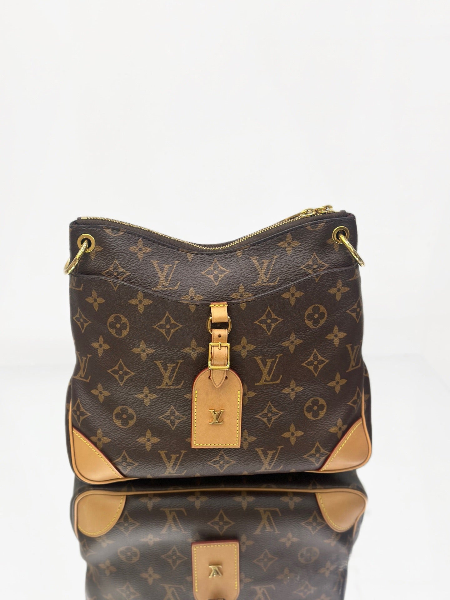 Louis Vuitton - Odeon PM (M45354) - Monogram coated canvas with Vachetta leather trim - Brown - (Small)