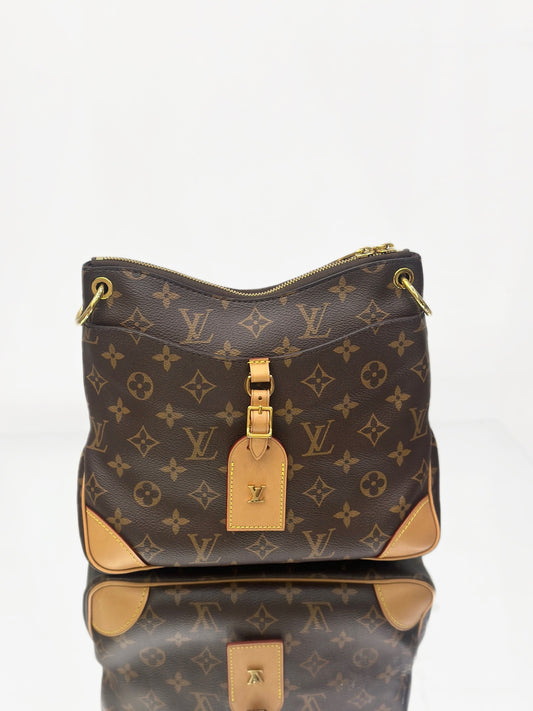 Louis Vuitton - Odeon PM (M45354) - Monogram coated canvas with Vachetta leather trim - Brown - (Small)