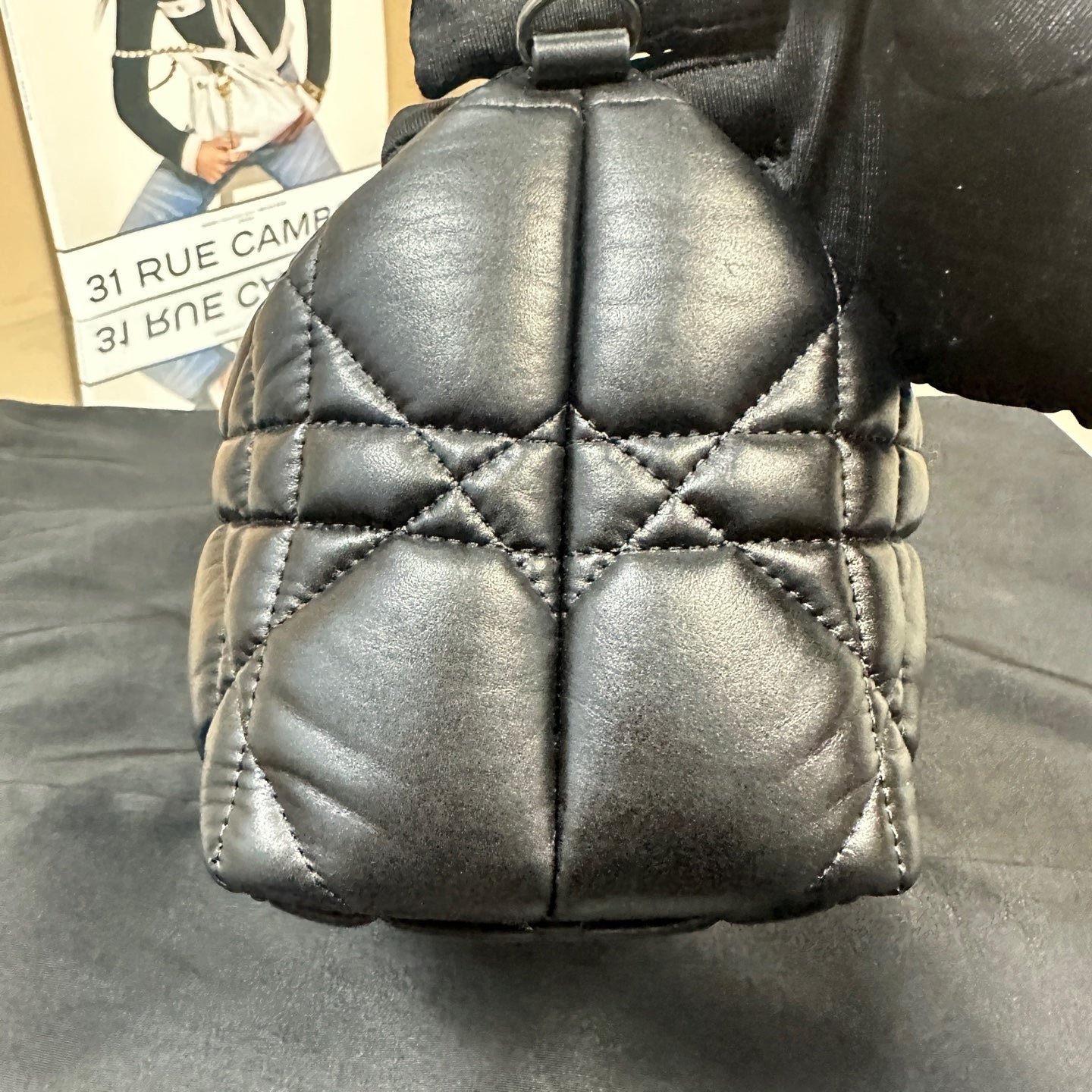 Dior - Lunchbox Bag - Calf leather - Black - (Small)