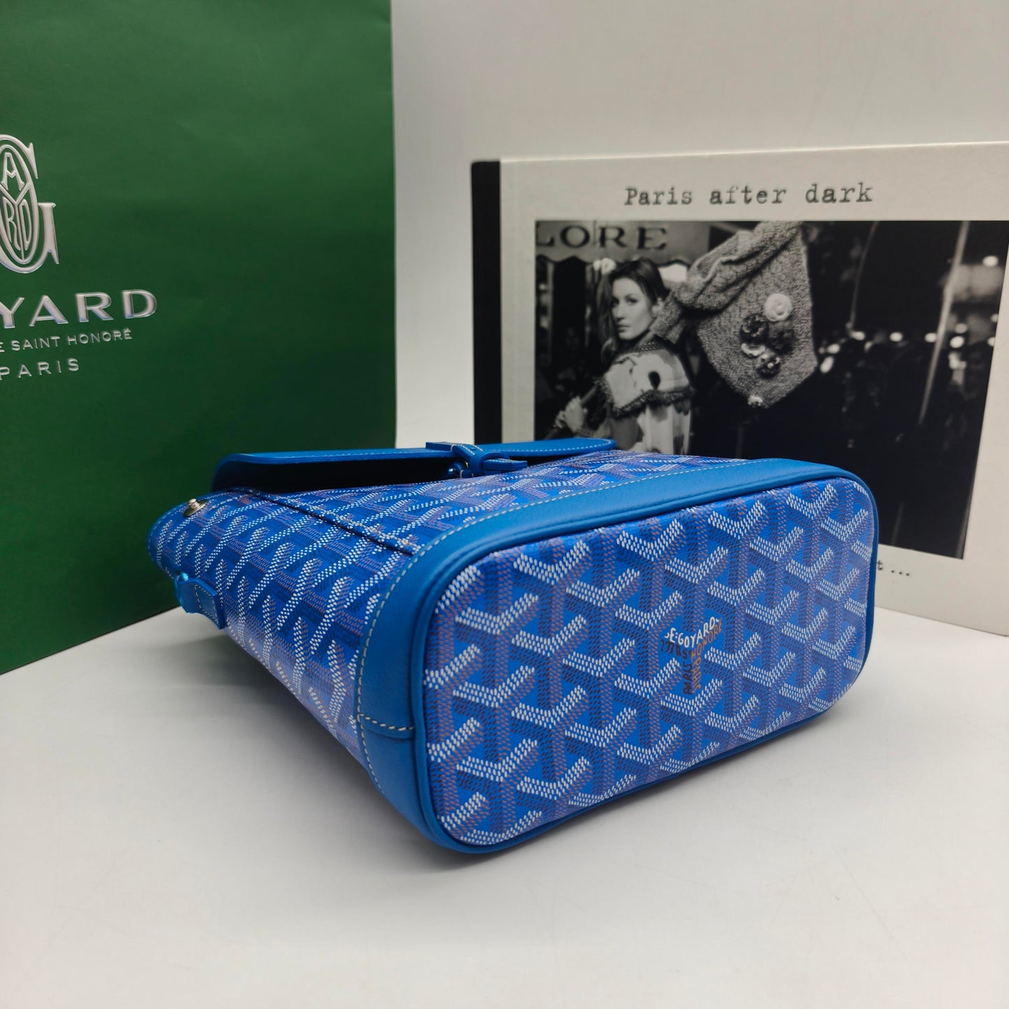 Goyard - Alpin Mini - Goyardine canvas and leather trim - Blue - (mini)