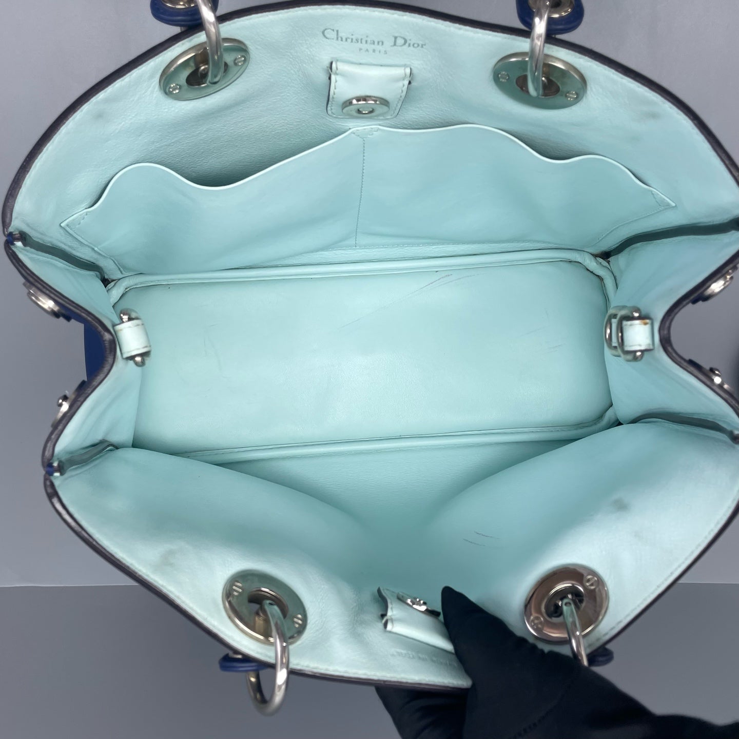Dior - Diorissimo Tote - Leather - Blue - (medium)