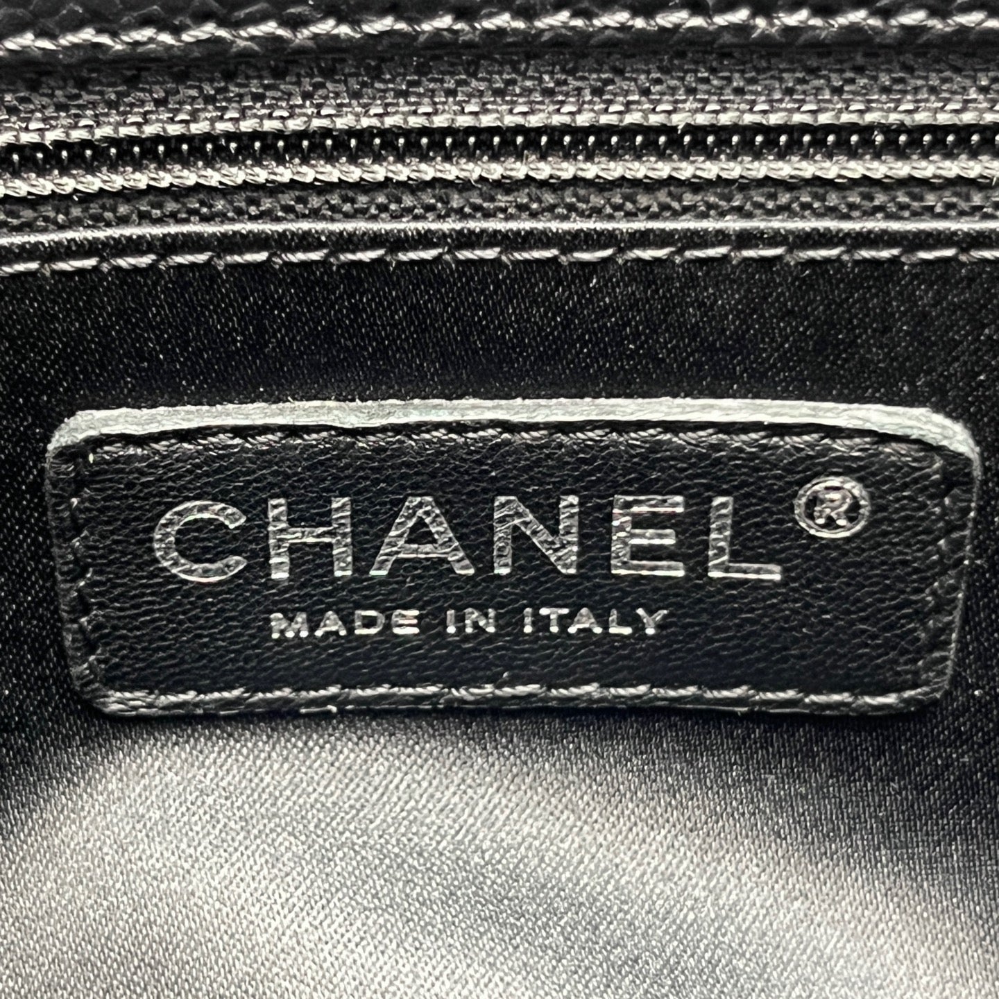 Chanel - GST Grand Shopping Tote - Caviar leather - Black - (Medium)