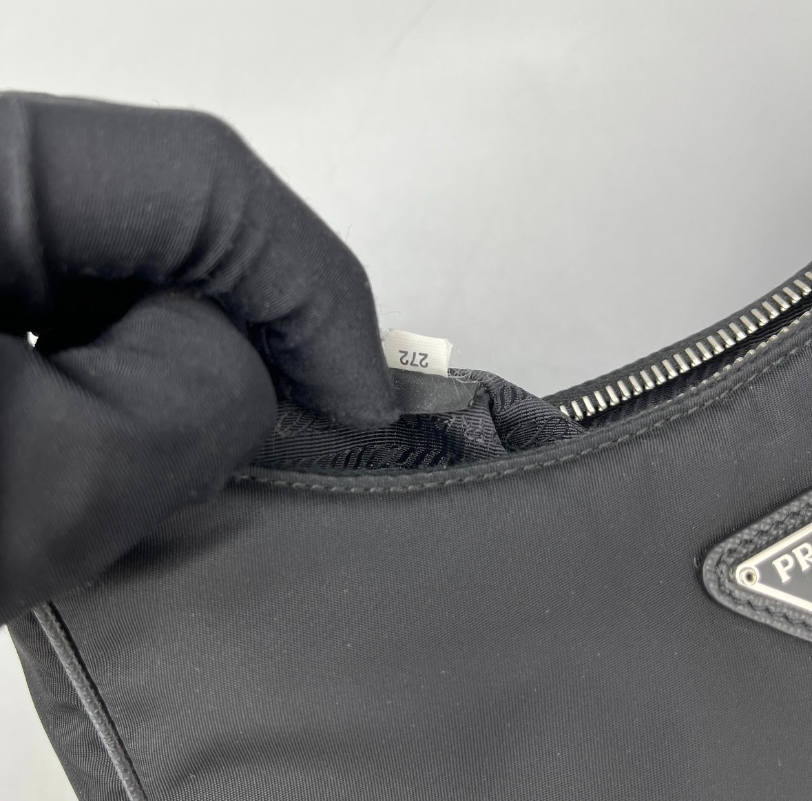 Prada - Re-Edition 2005 Re-Nylon Bag - Re-Nylon and Saffiano leather trims - Black - (small)
