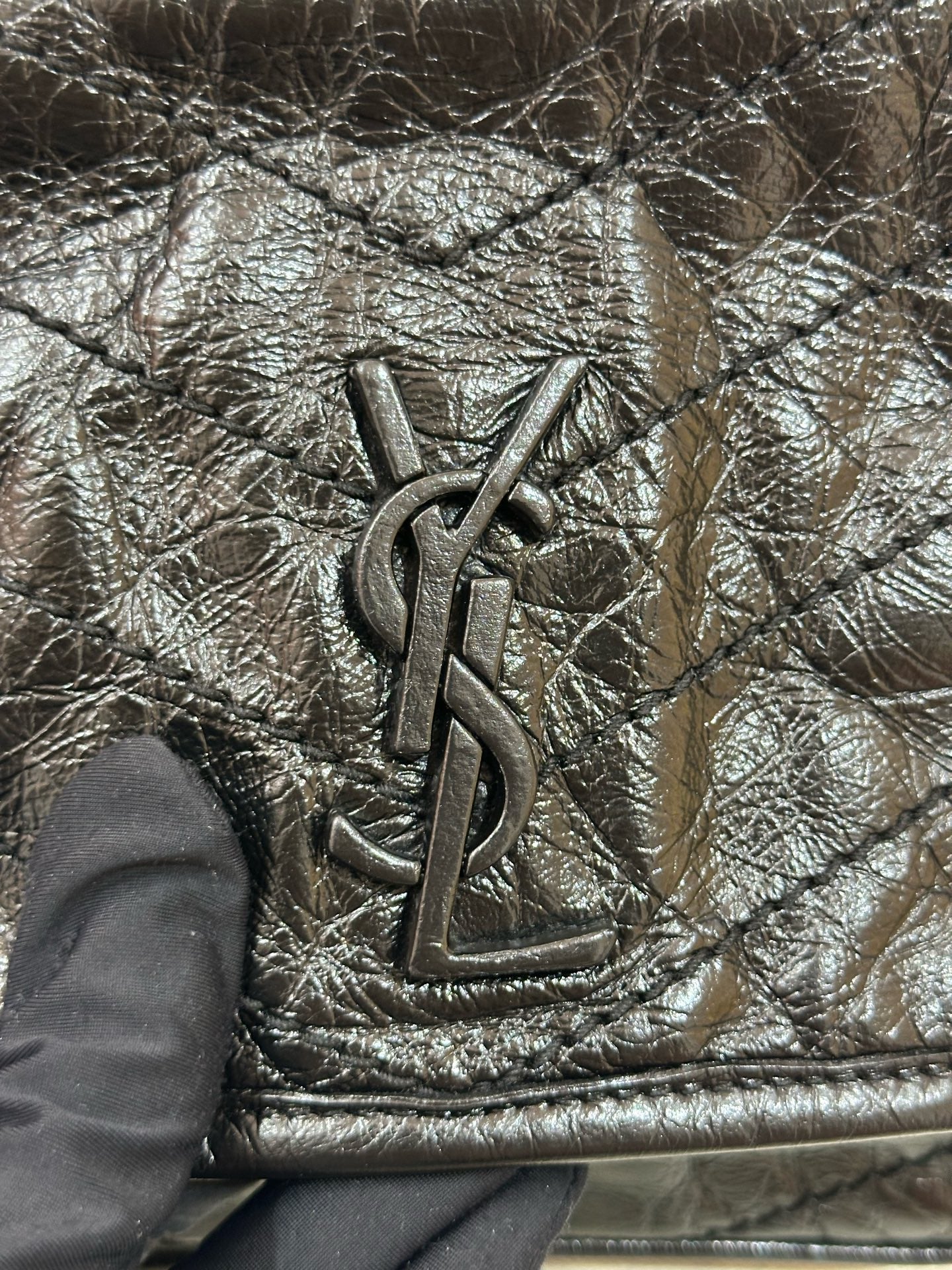 Saint Laurent - Niki Baby - Calfskin leather - Black - (mini)