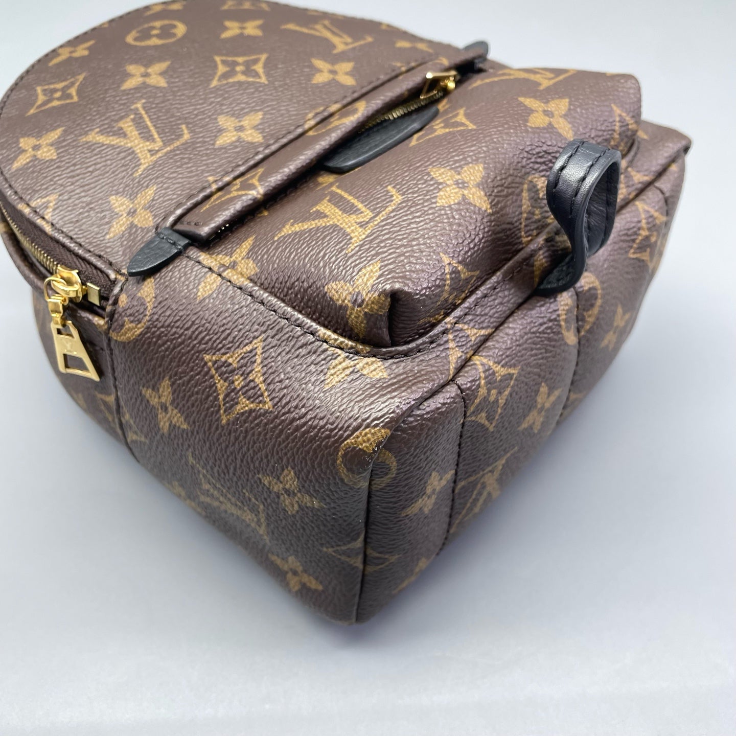 Louis Vuitton - Palm Springs Mini Backpack - Monogram coated canvas with leather trim - Brown - (mini)