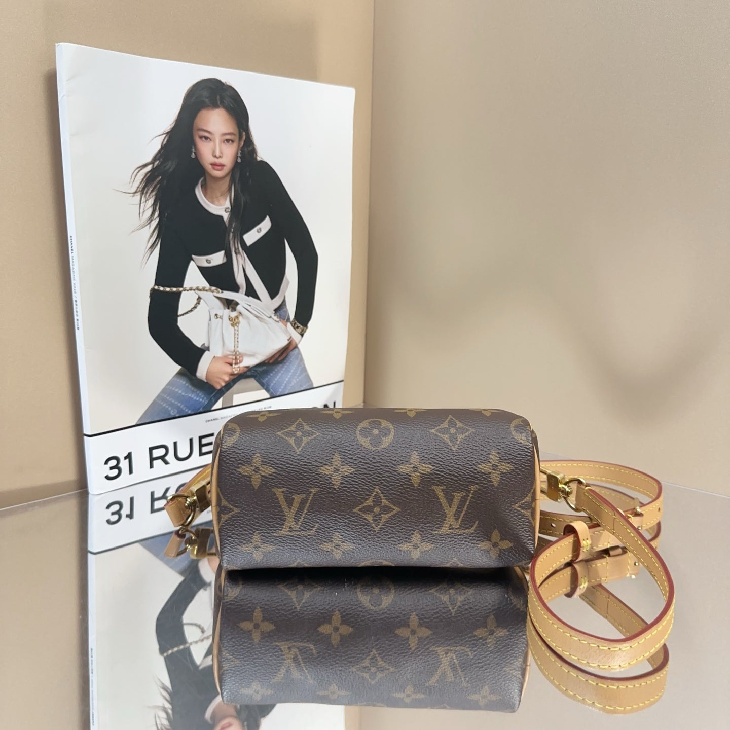 Louis Vuitton - Speedy Nano - Monogram coated canvas with Vachetta leather trim - Brown - (mini)