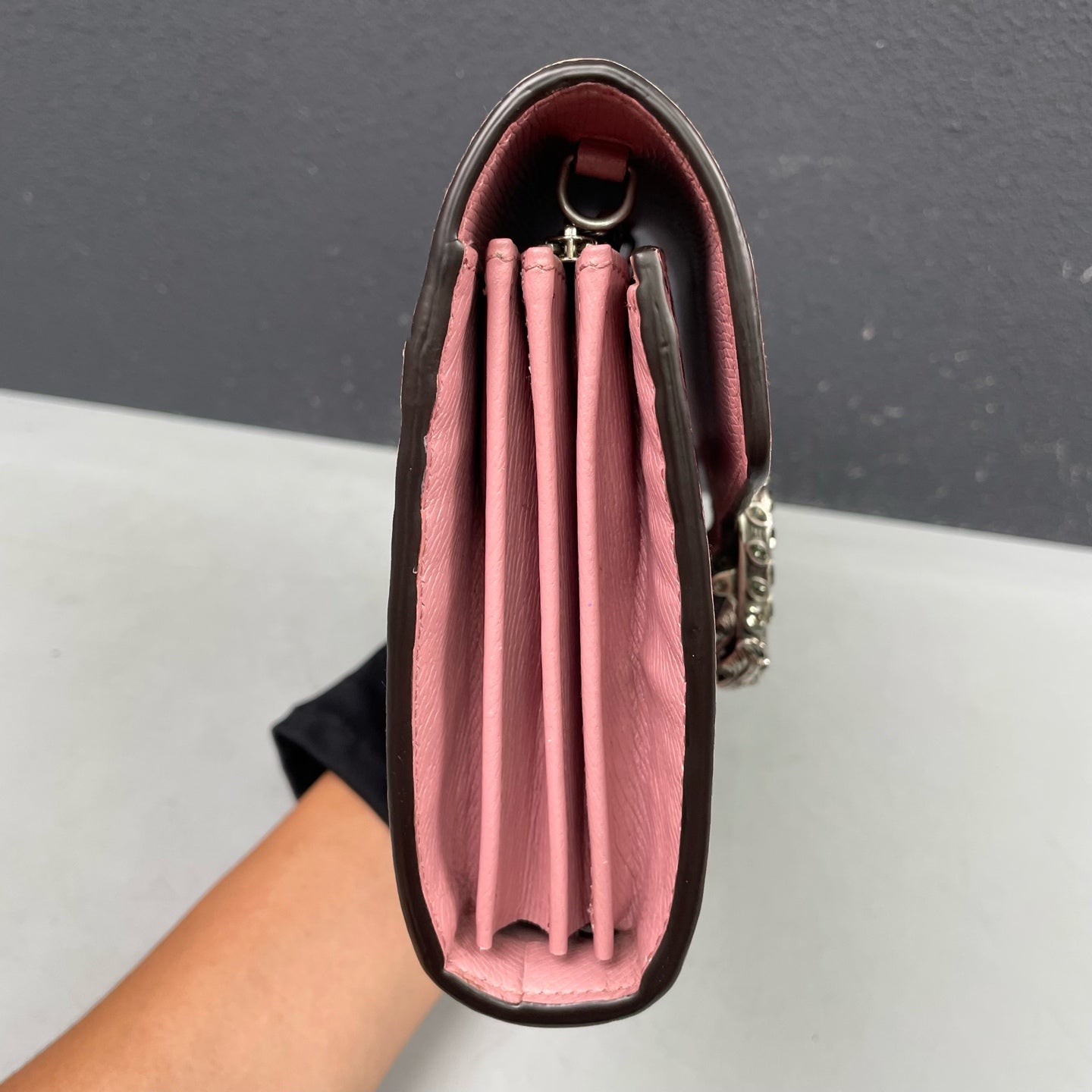 Gucci - Dionysus Valentine's Day Limited Heart WOC - Coated canvas with leather trim - Pink - (mini)
