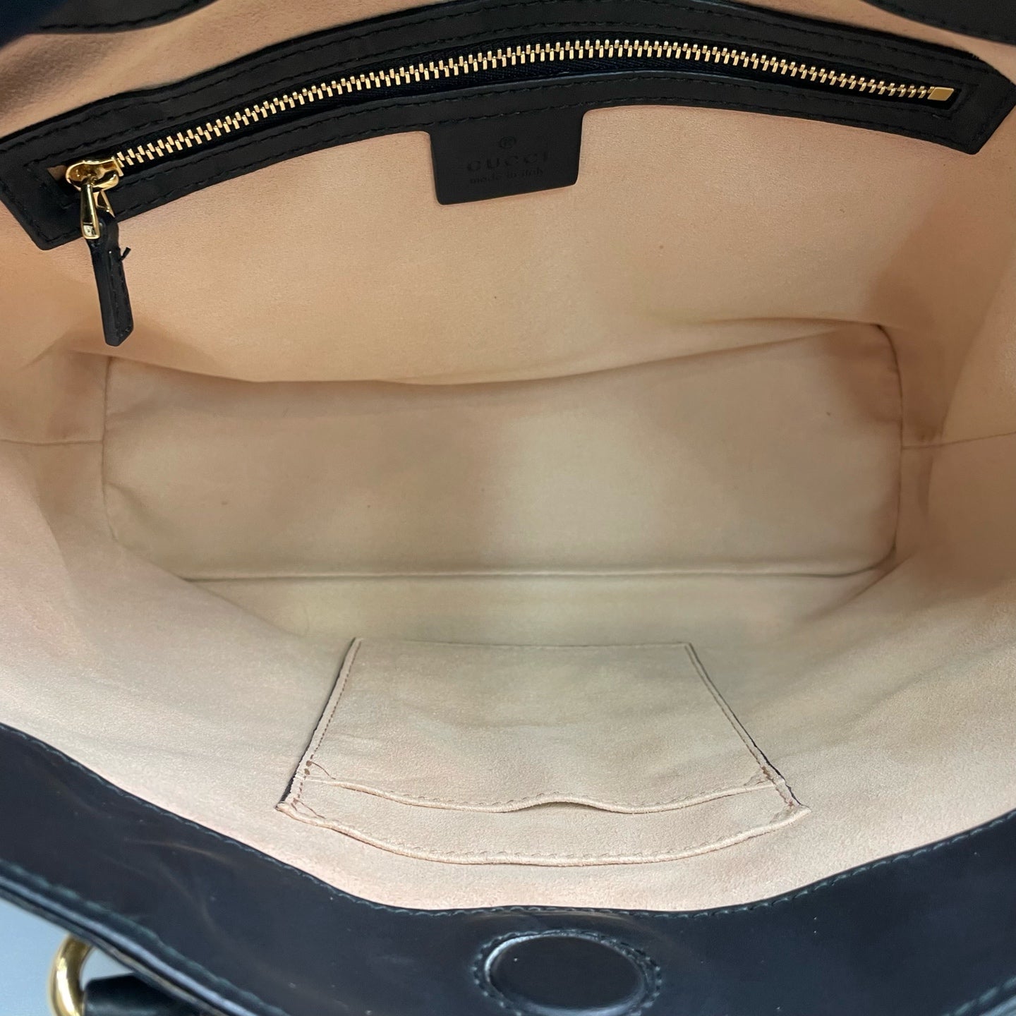 Gucci - GG Supreme Bee Tote - GG Supreme canvas with leather trim - Beige - (Medium)