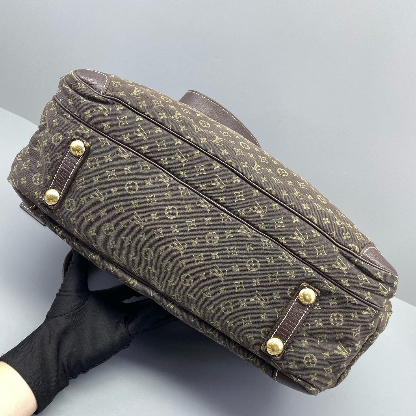 Louis Vuitton - Monogram Denim Messenger Bag - Denim with Leather trim - Brown - (large)