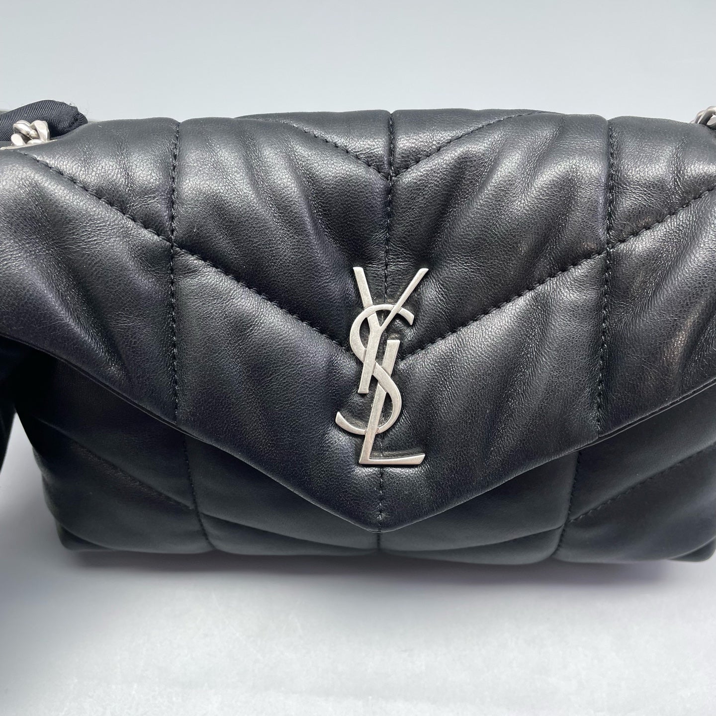 Saint Laurent - Puffer Mini Loulou - Lambskin leather - Black - (mini)