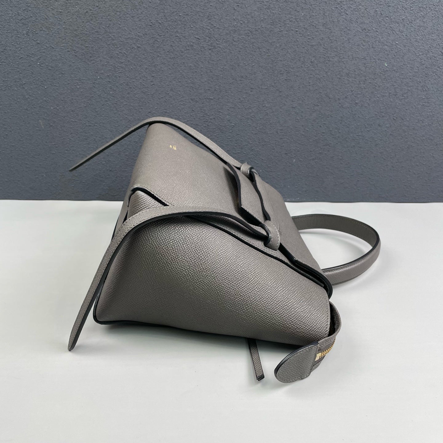 Celine - Belt Bag Micro - Grained Calfskin Leather - Dark Grey - (Micro)