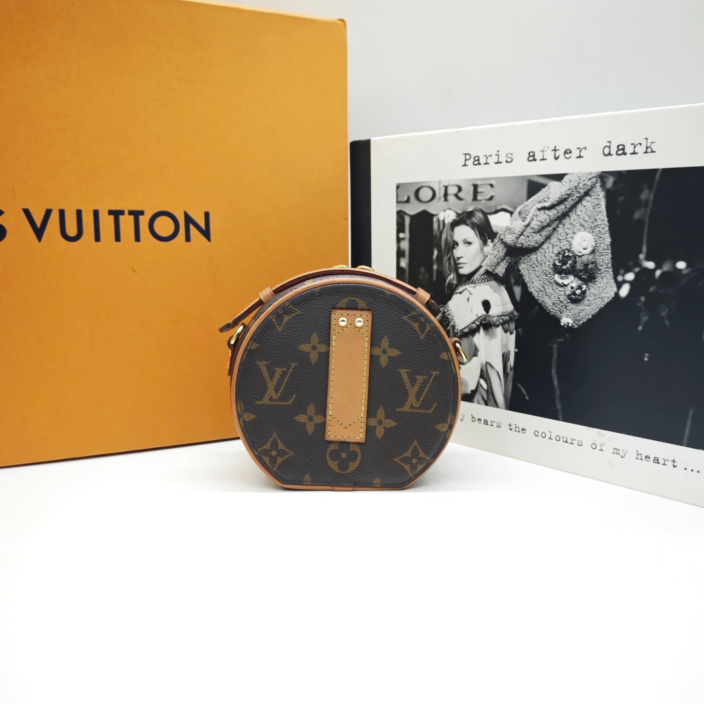 Louis Vuitton - Mini Boîte Chapeau - Monogram coated canvas and Vachetta leather - Brown - (mini)