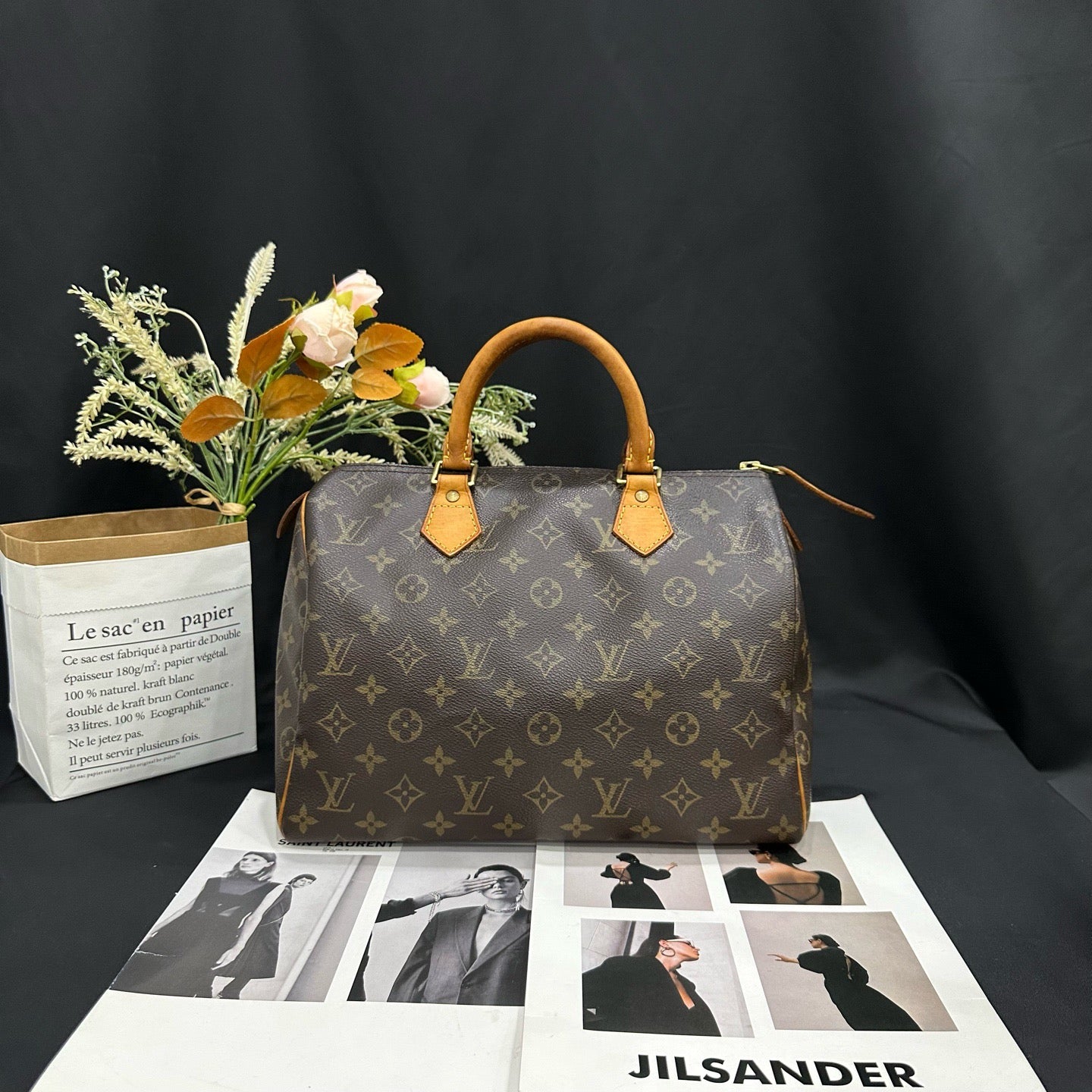 Louis Vuitton - Speedy 30 - Monogram coated canvas with Vachetta leather trim - Brown - (medium)