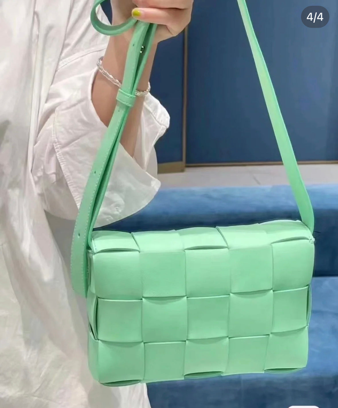 Bottega Veneta - Padded Cassette - Lambskin leather - Green - (small)
