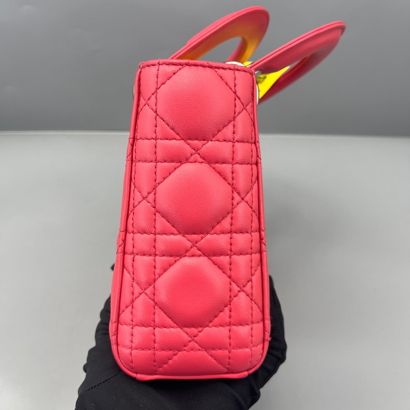 Dior - Lady Dior Mini - Lambskin leather - Pink - (mini)